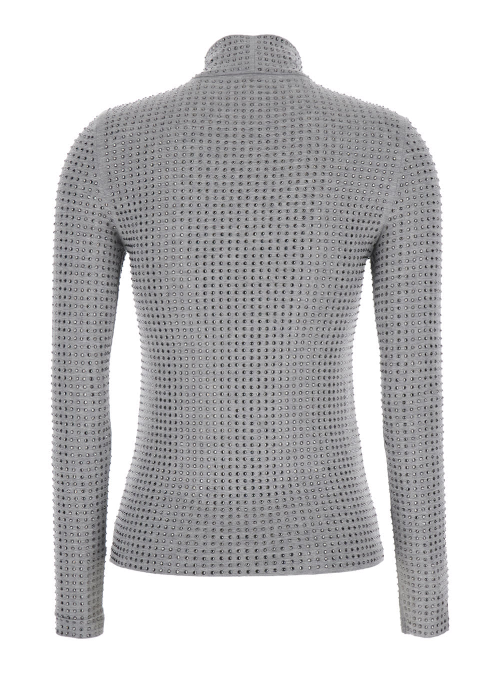 Shop Pinko Koch Maglia Jersey Full In Grey