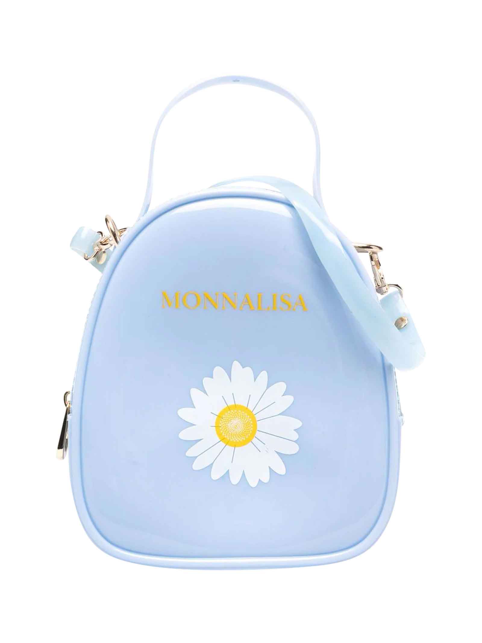 Monnalisa Light Blue Girl Backpack