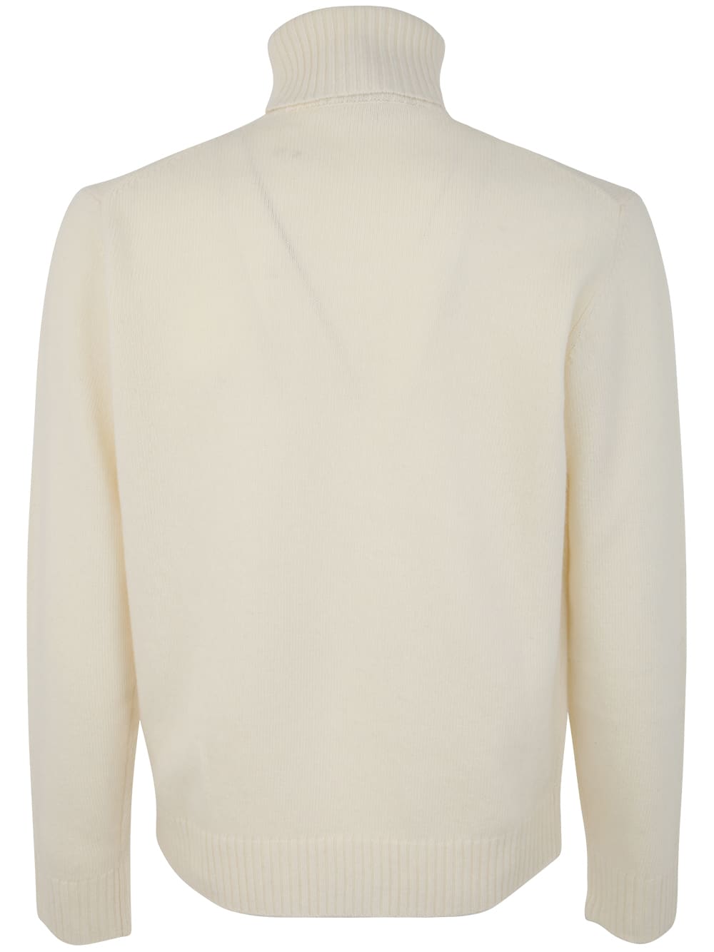 Shop Nuur Long Sleeves Turtle Neck Sweater In White