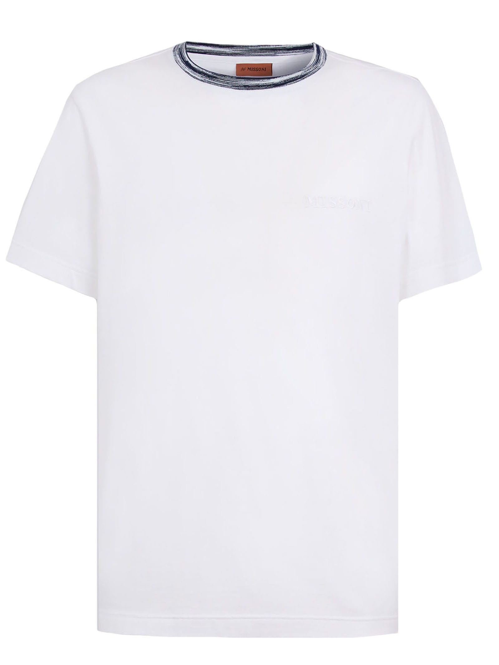 Missoni White Cotton Jersey T-shirt