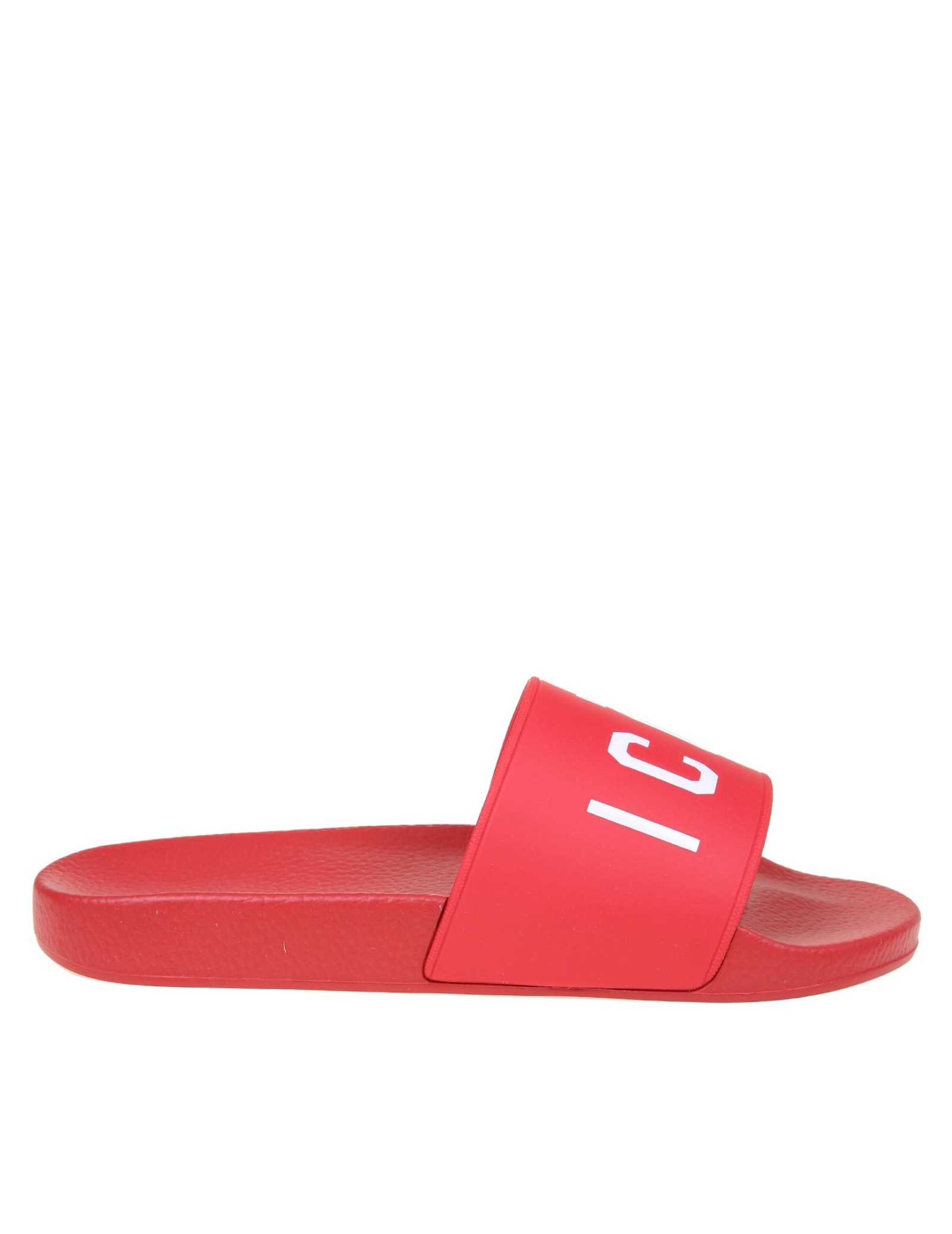 Dsquared2 Dsquared Slippers With Red Logo