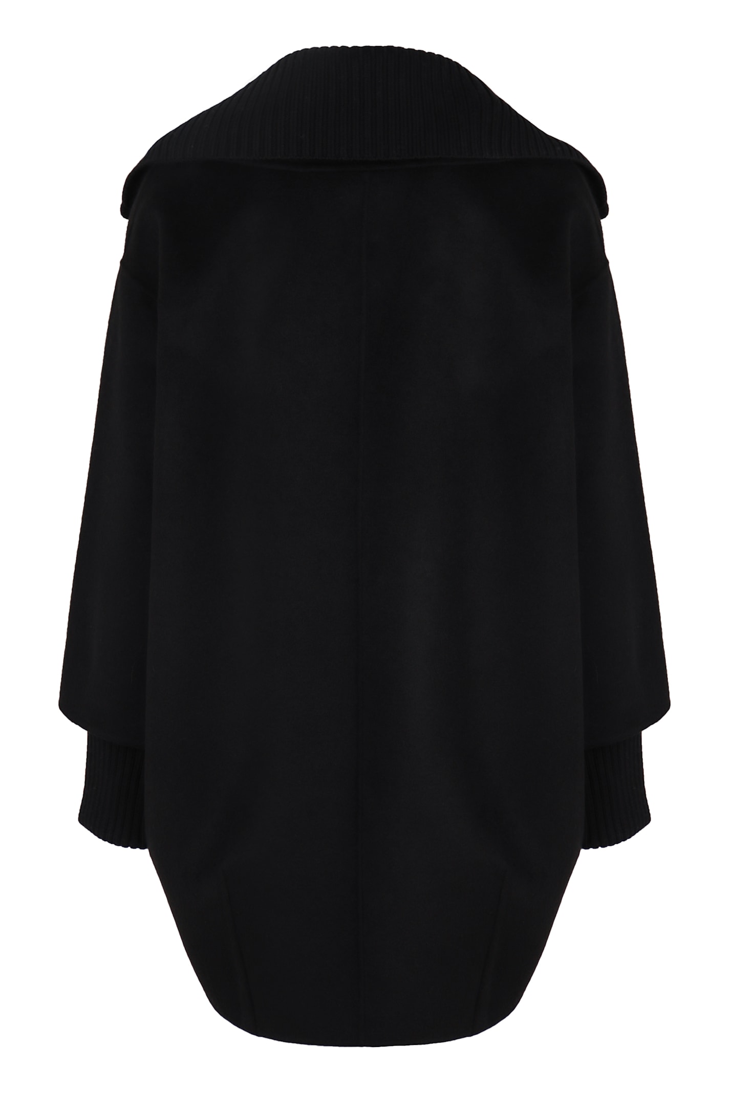 P.a.r.o.s.h P. A.r. O.s. H. Double-breasted Beige Coat In Black