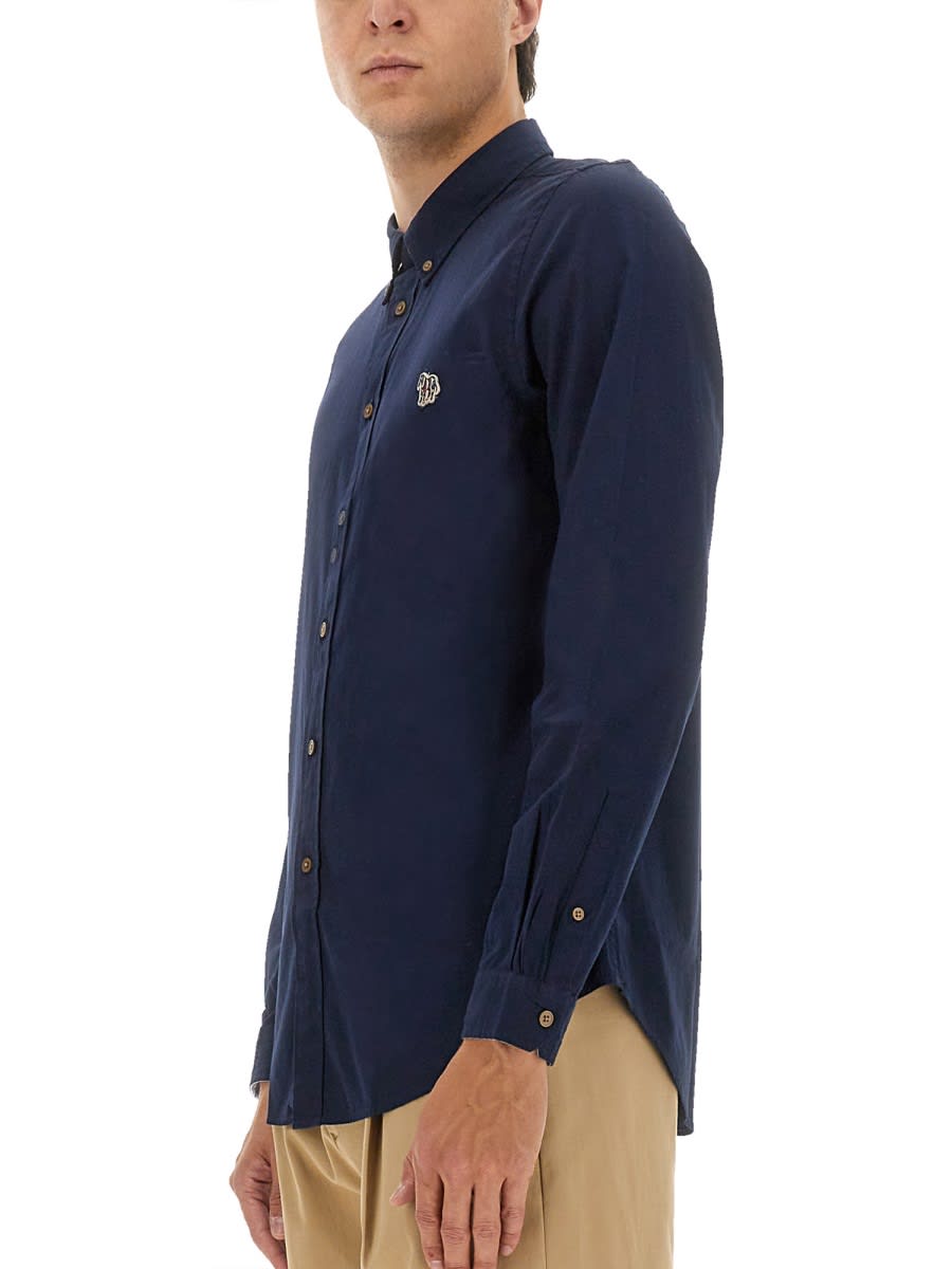 Ps By Paul Smith Ps Paul Smith Classic Button-down Shirt In Blue
