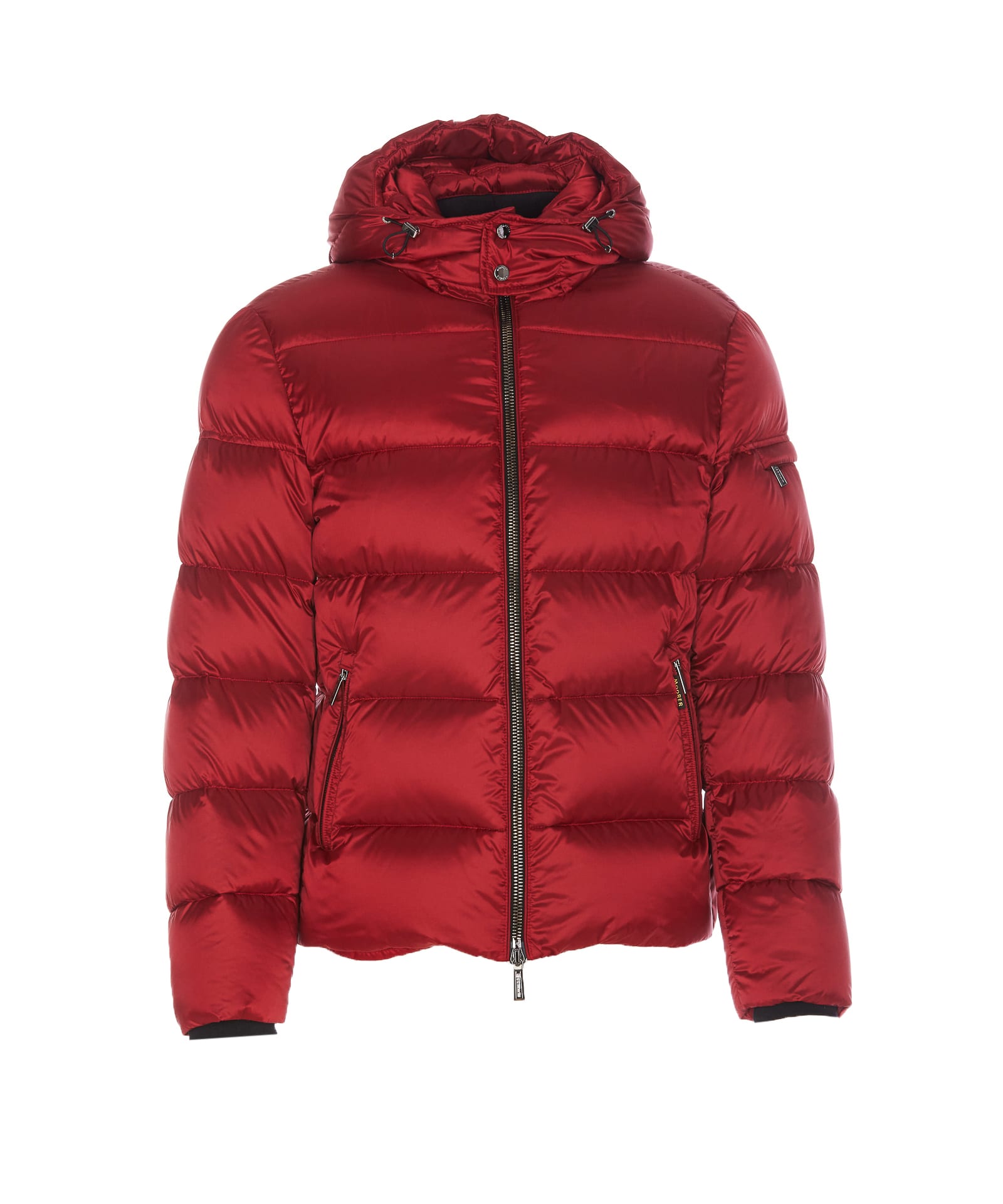 Shop Moorer Brett Down Jacket In Red