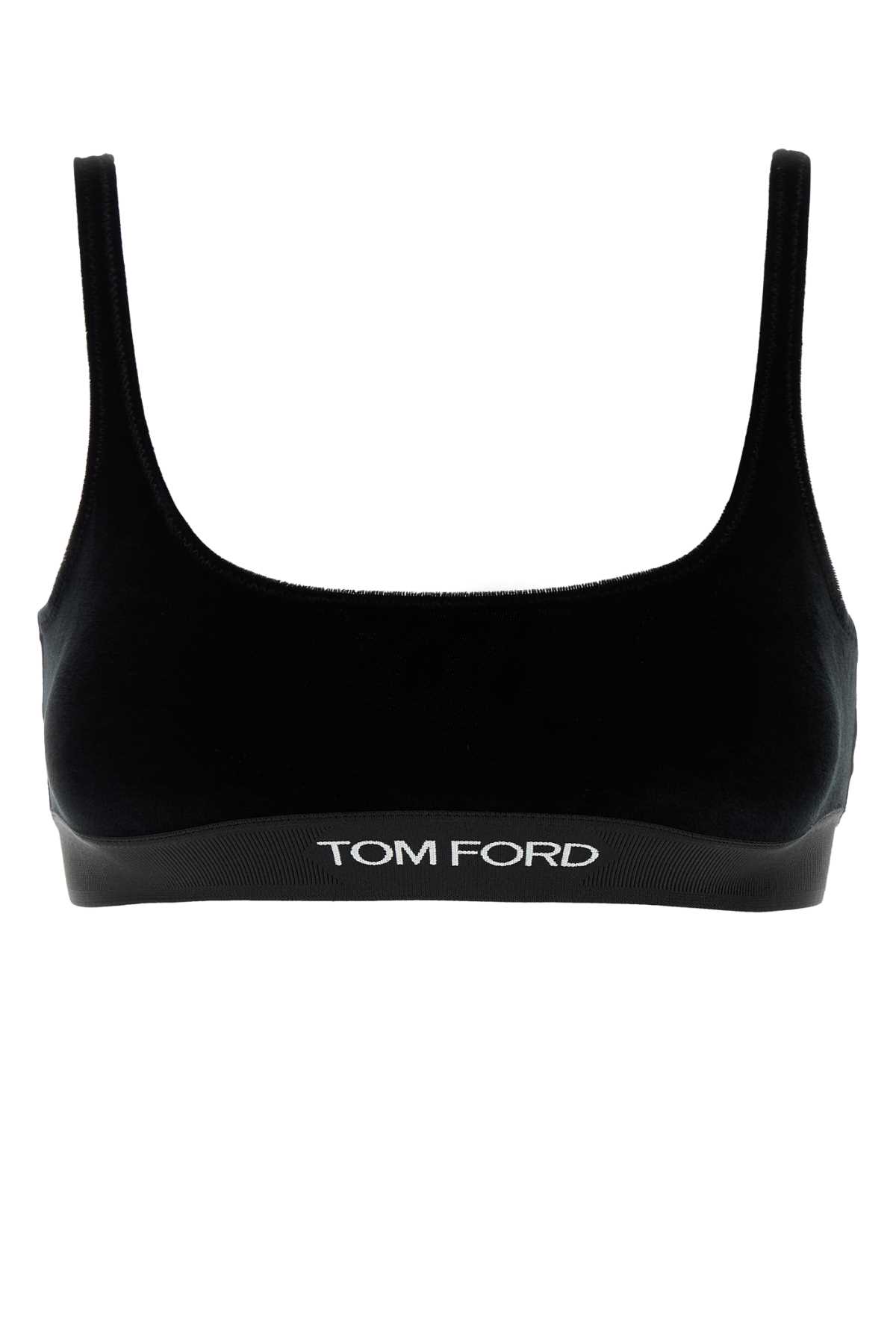 Tom Ford Black Velvet Crop-top
