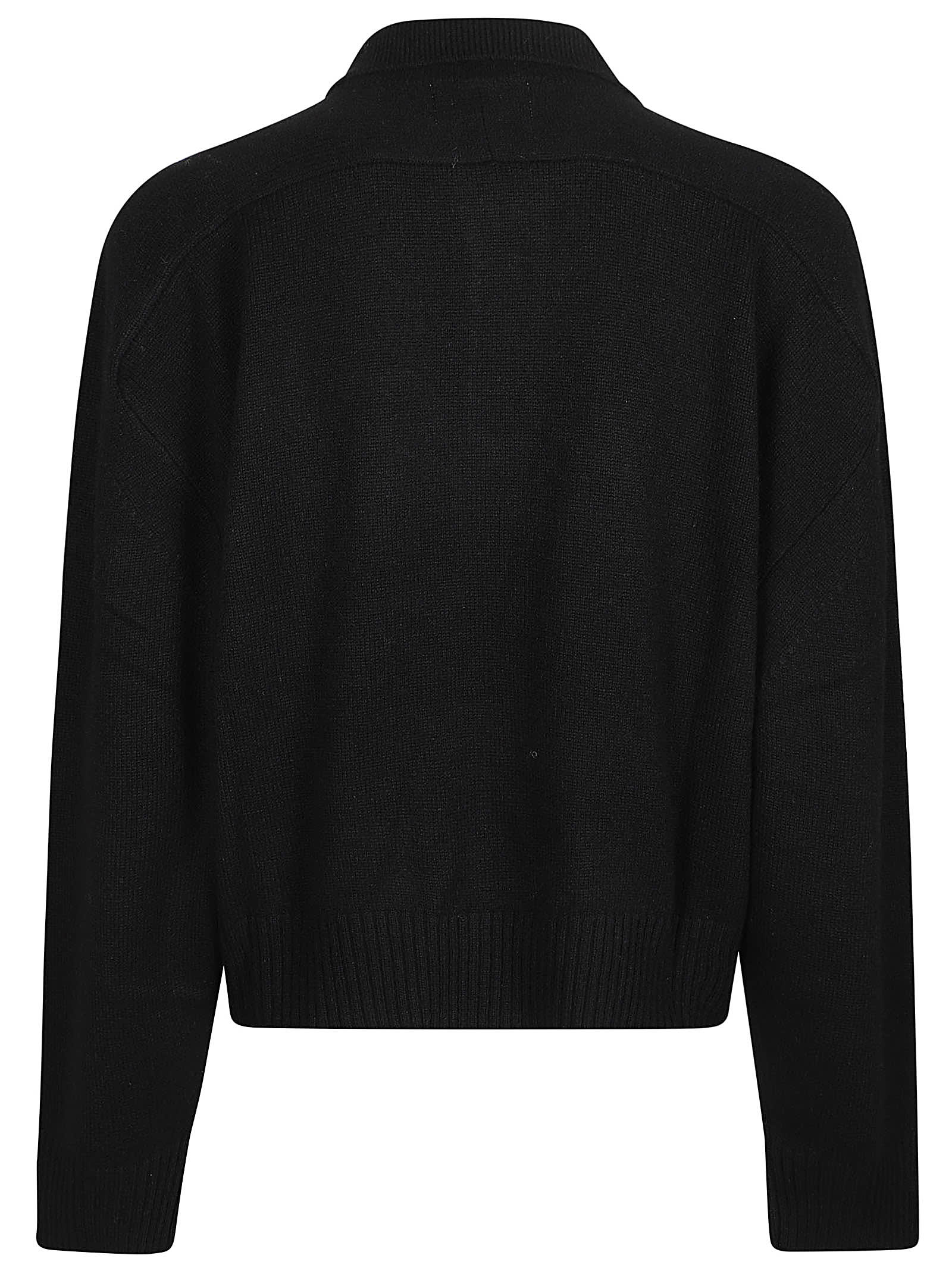 Shop Loulou Studio Homere Polo Sweater In Black