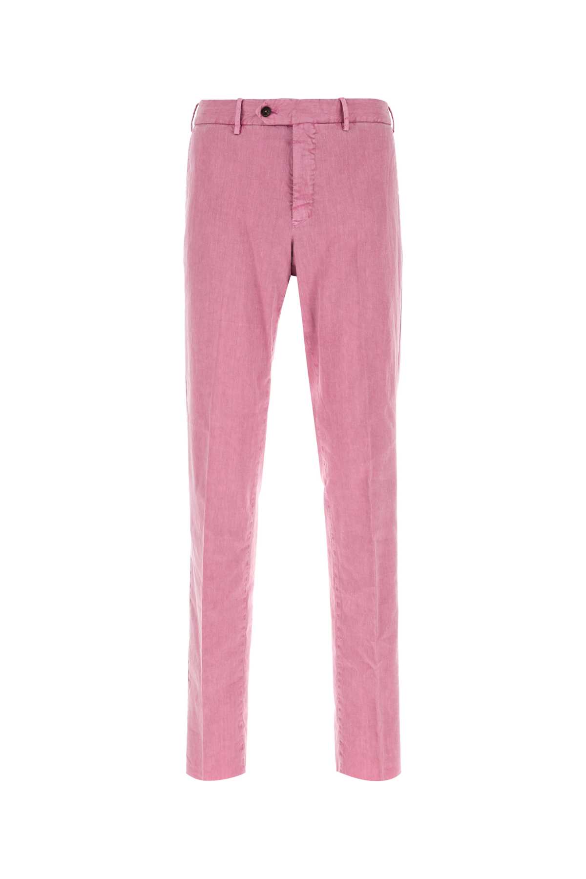 PT TORINO FUCHSIA STRETCH LINEN BLEND PANT