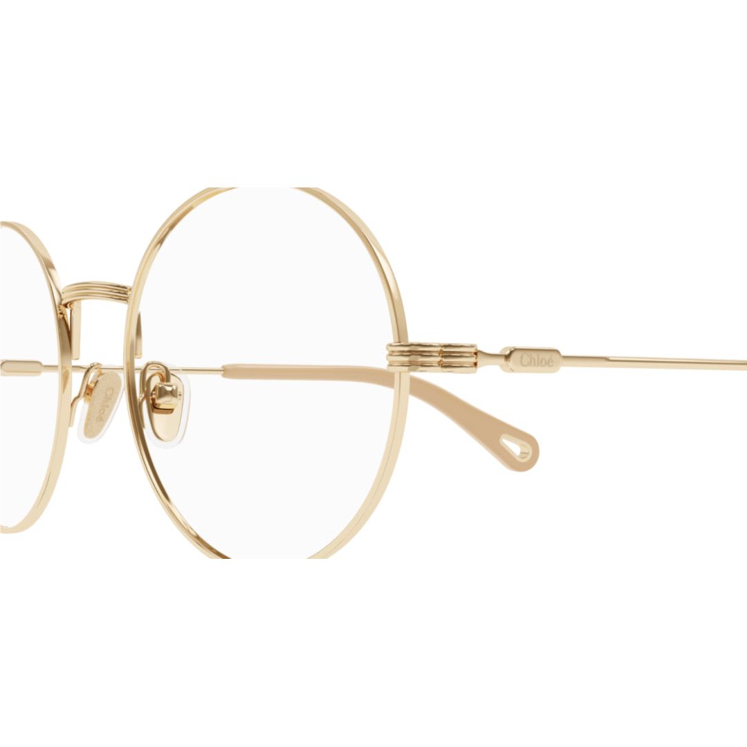 Chloé Ch0179o002 Gold Gold Transparent In Gold