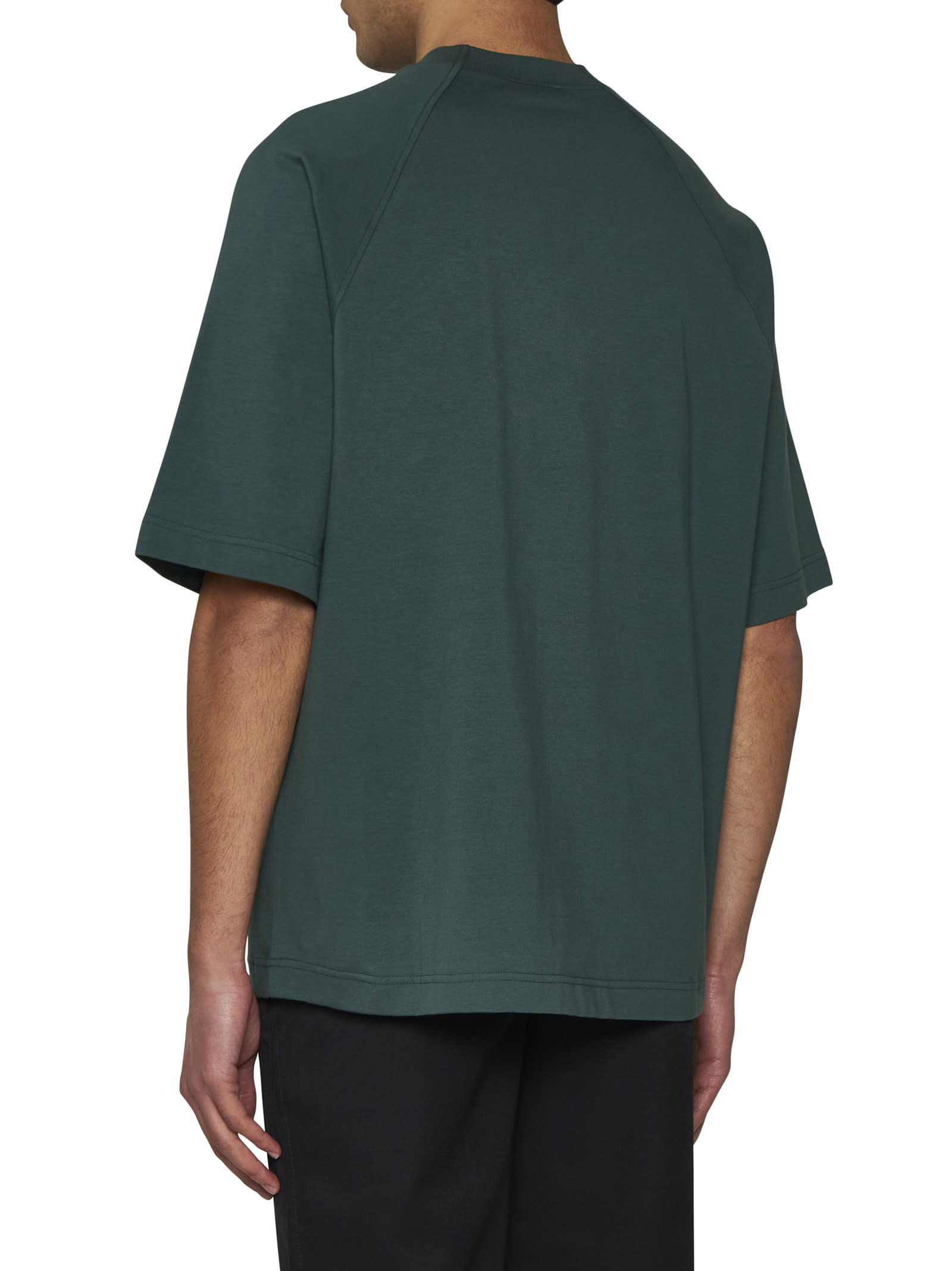 Shop Jacquemus T-shirt In Dark Green