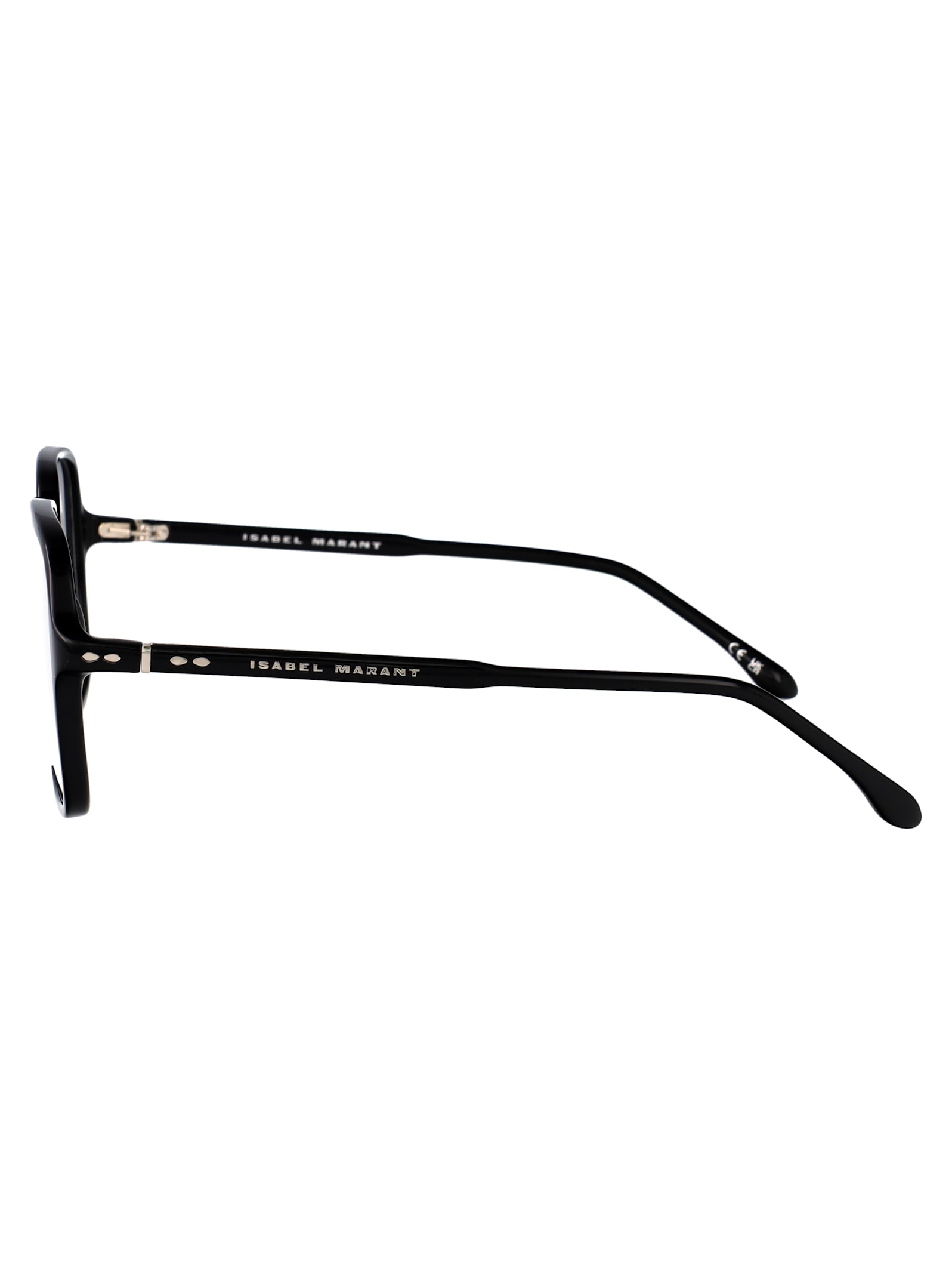 Isabel Marant Geometric Frame Plain Mirror In Black
