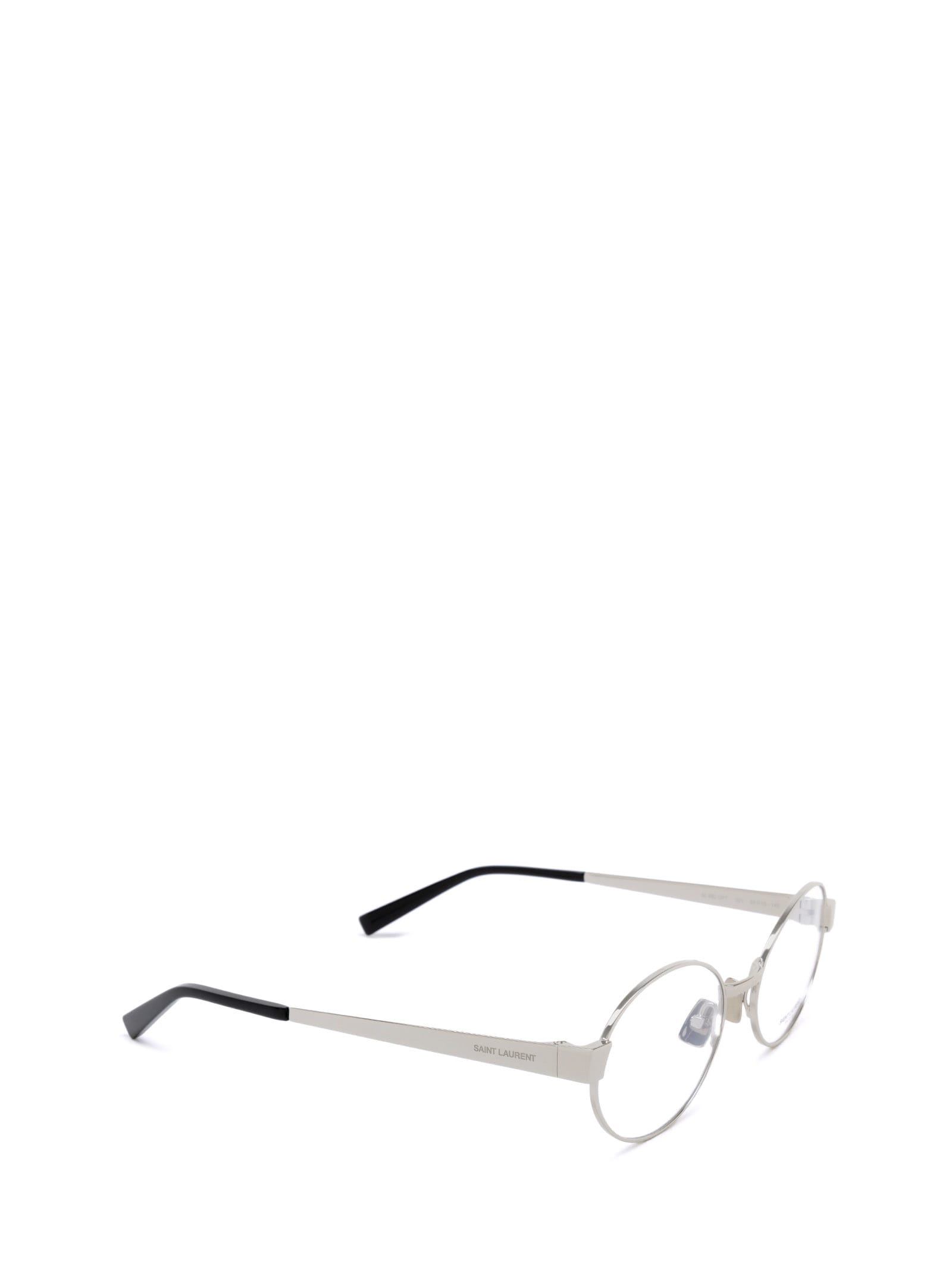 Shop Saint Laurent Sl 692 Opt Silver Glasses