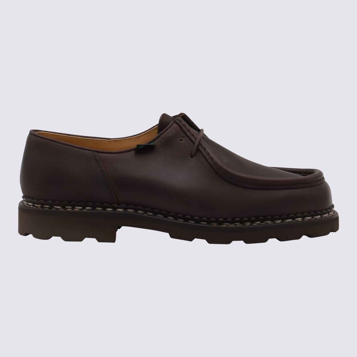 Paraboot Brown Leather Michael Formal Shoes
