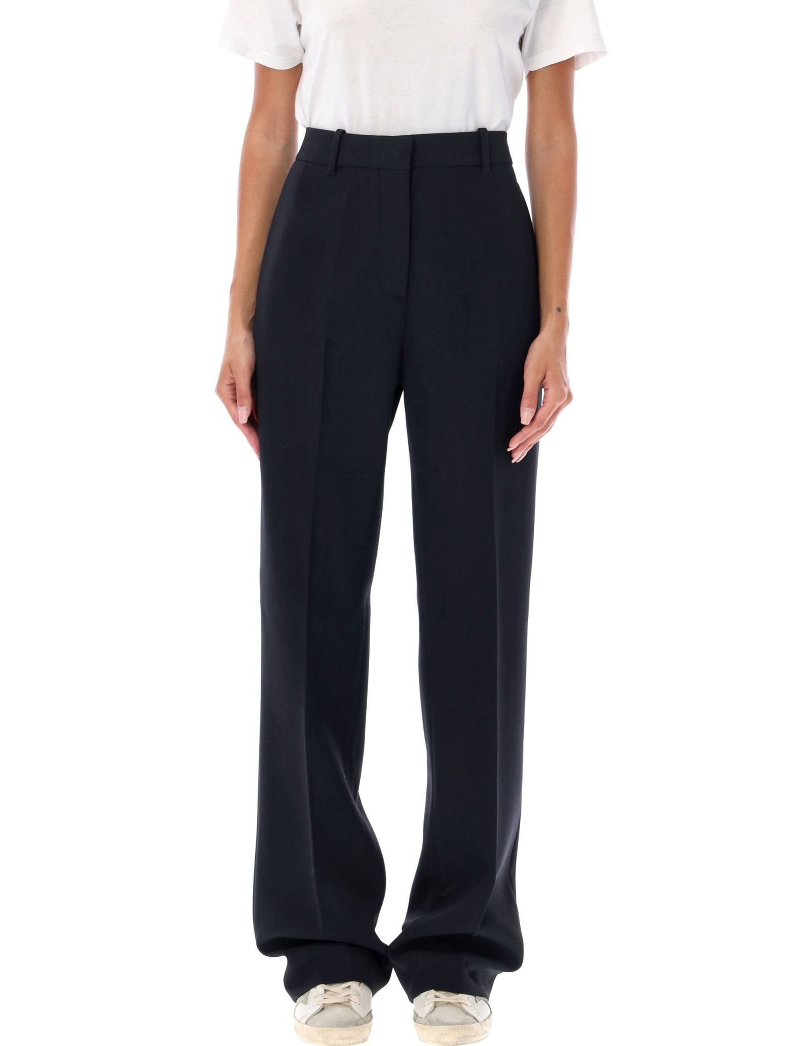 Shop Golden Goose Relaxed Pants In Poplar Night