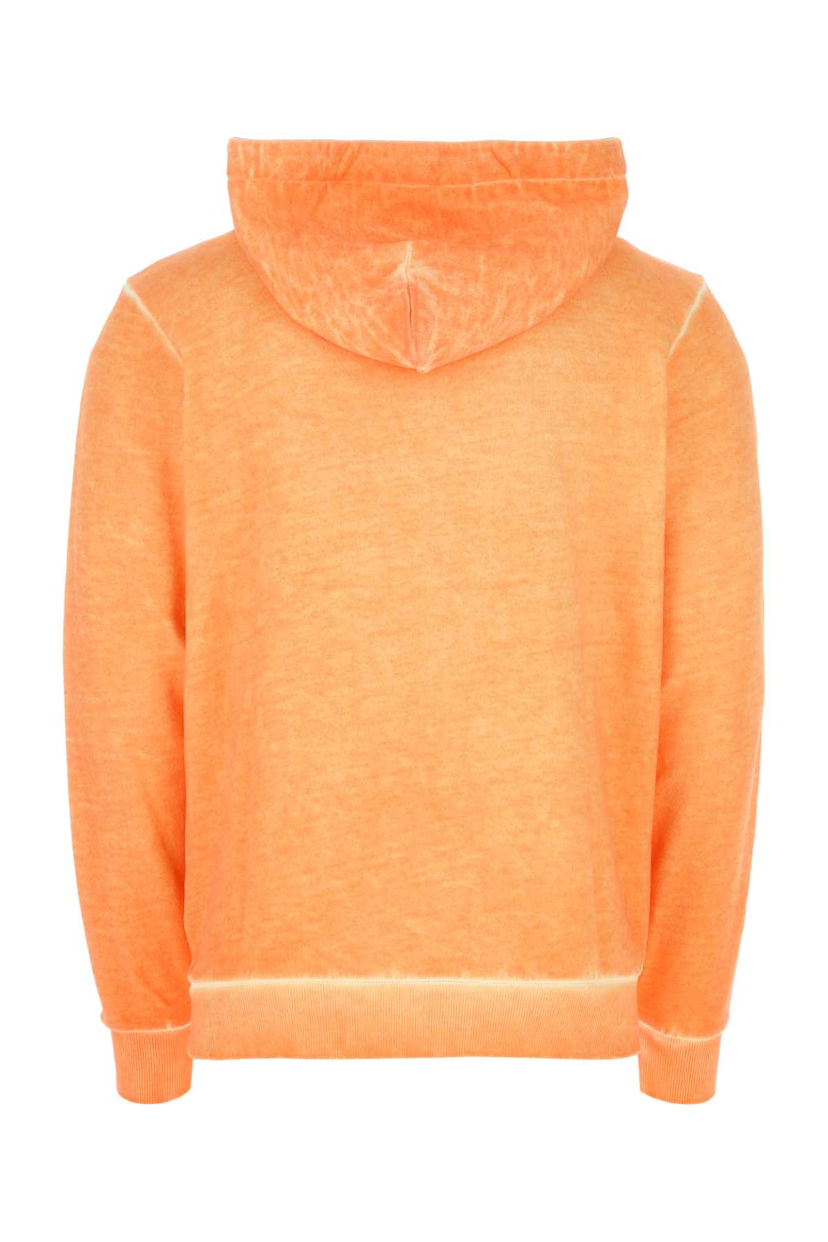 Shop Marcelo Burlon County Of Milan Orange Cotton Sweatshirt In Orangered