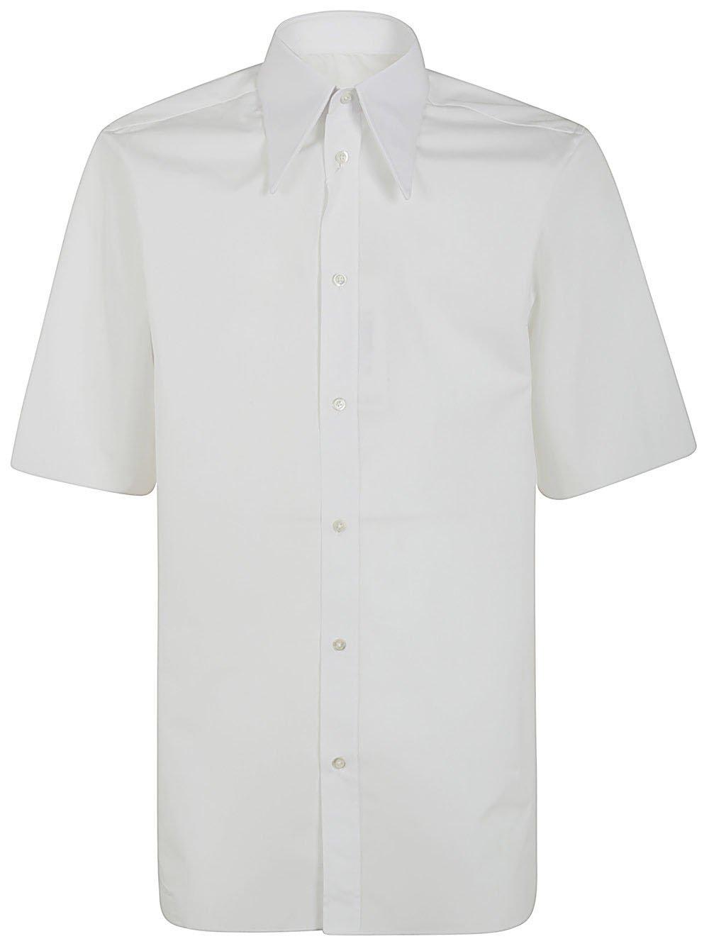 Shop Maison Margiela Short-sleeved Shirt In 100