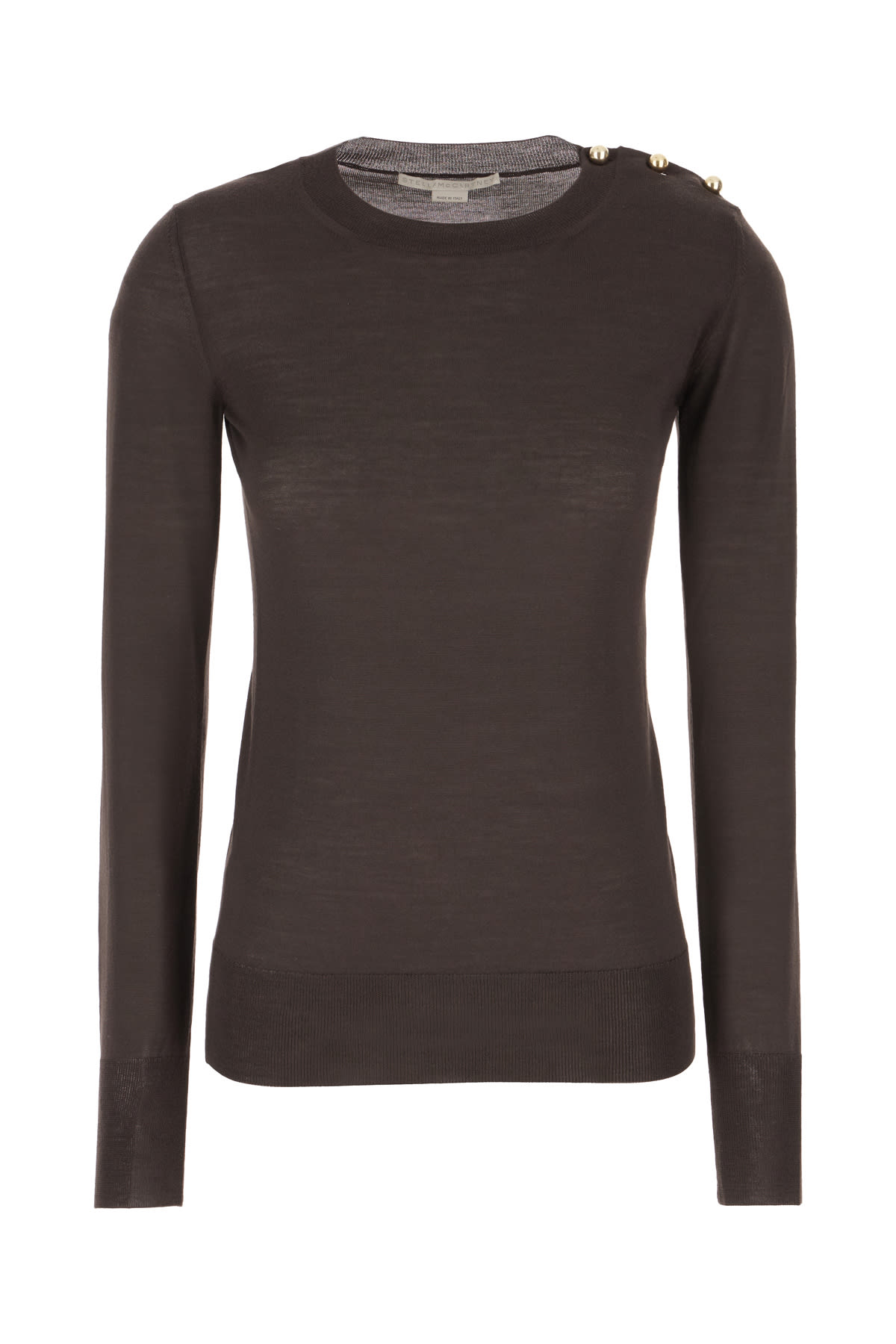 Stella Mccartney Dark Brown Wool Sweater