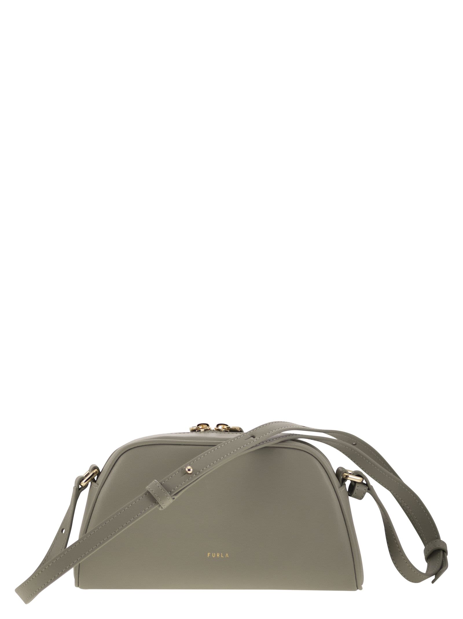 Shop Furla Goccia Cross Body Bag In Turtledove