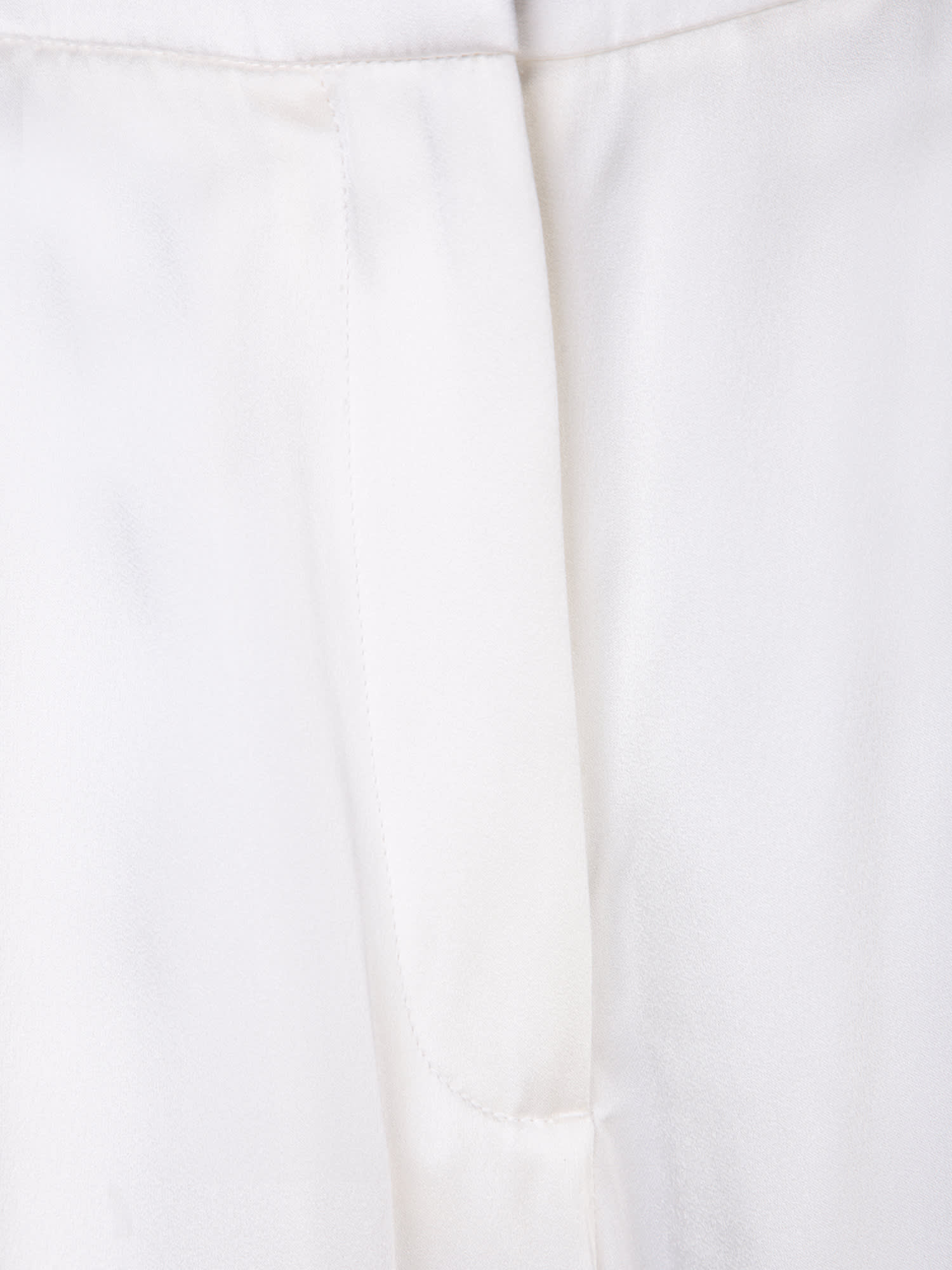 Shop Burberry Jane White Trousers