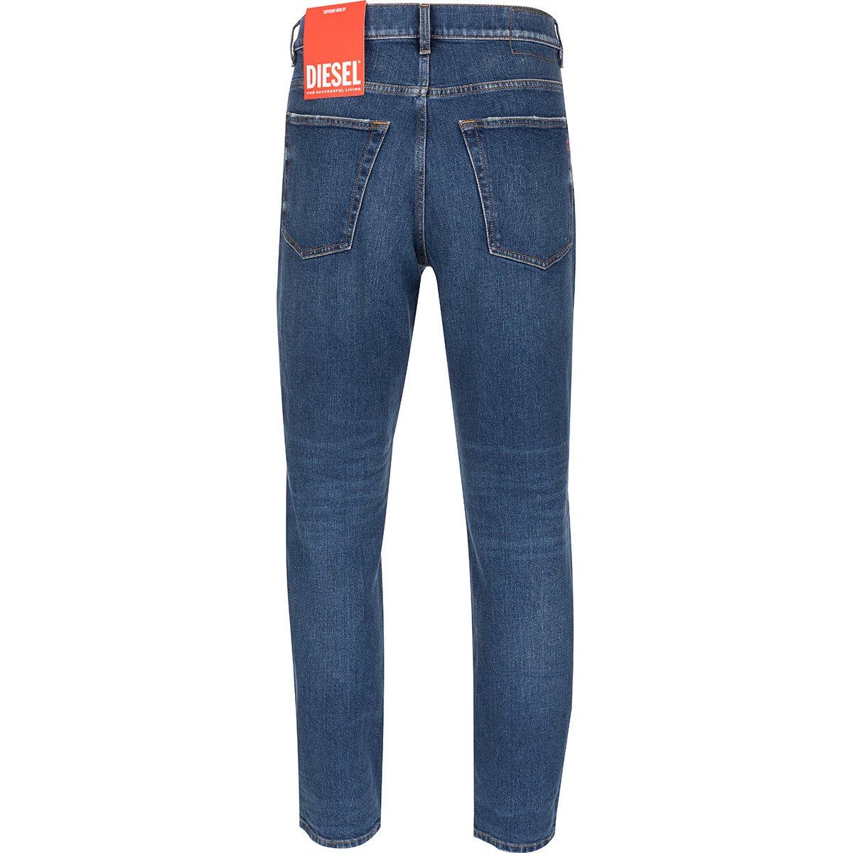 Shop Diesel Logo Patch 2005 D-fining Tapered Leg Jeans