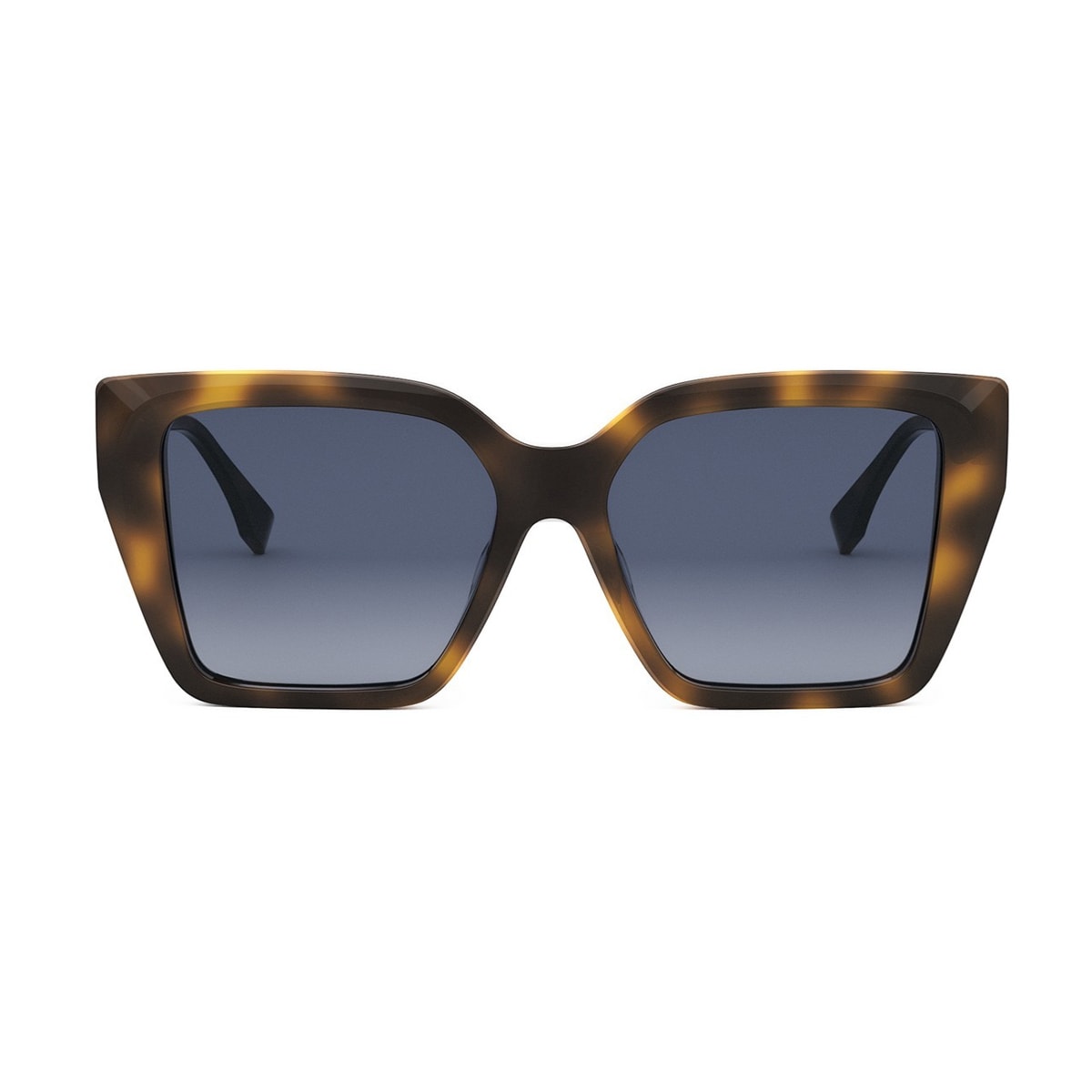 Fendi Fe40161i Ff Diamonds 52w Havana Sunglasses