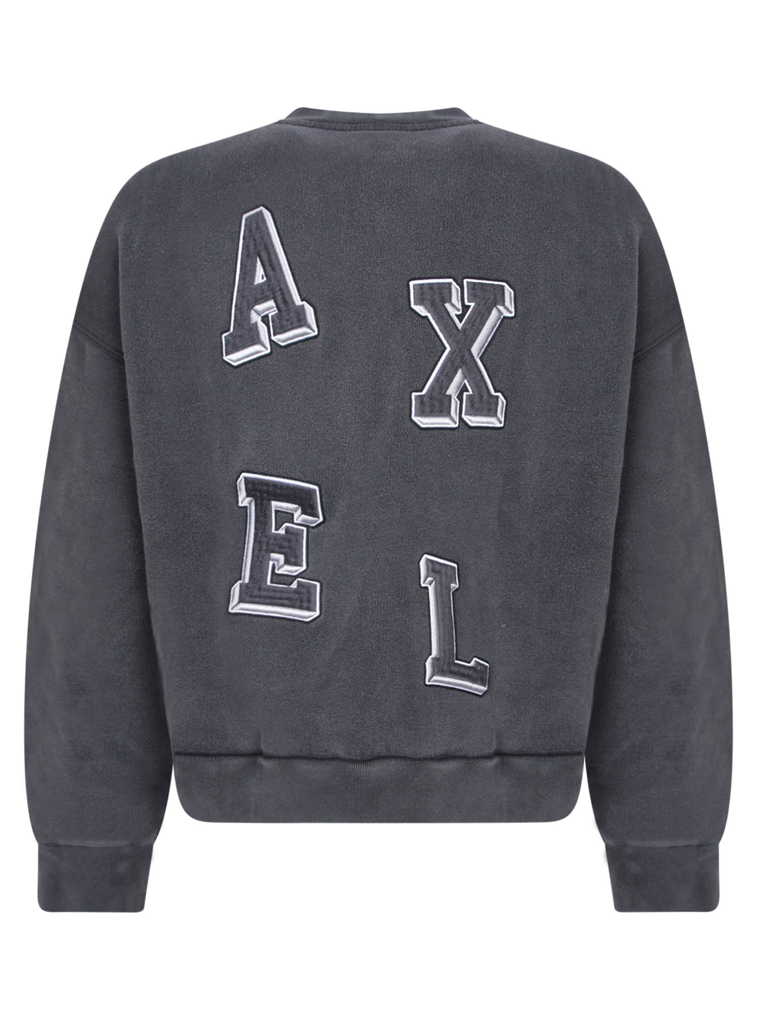 Shop Axel Arigato Black Crewneck Sweatshirt