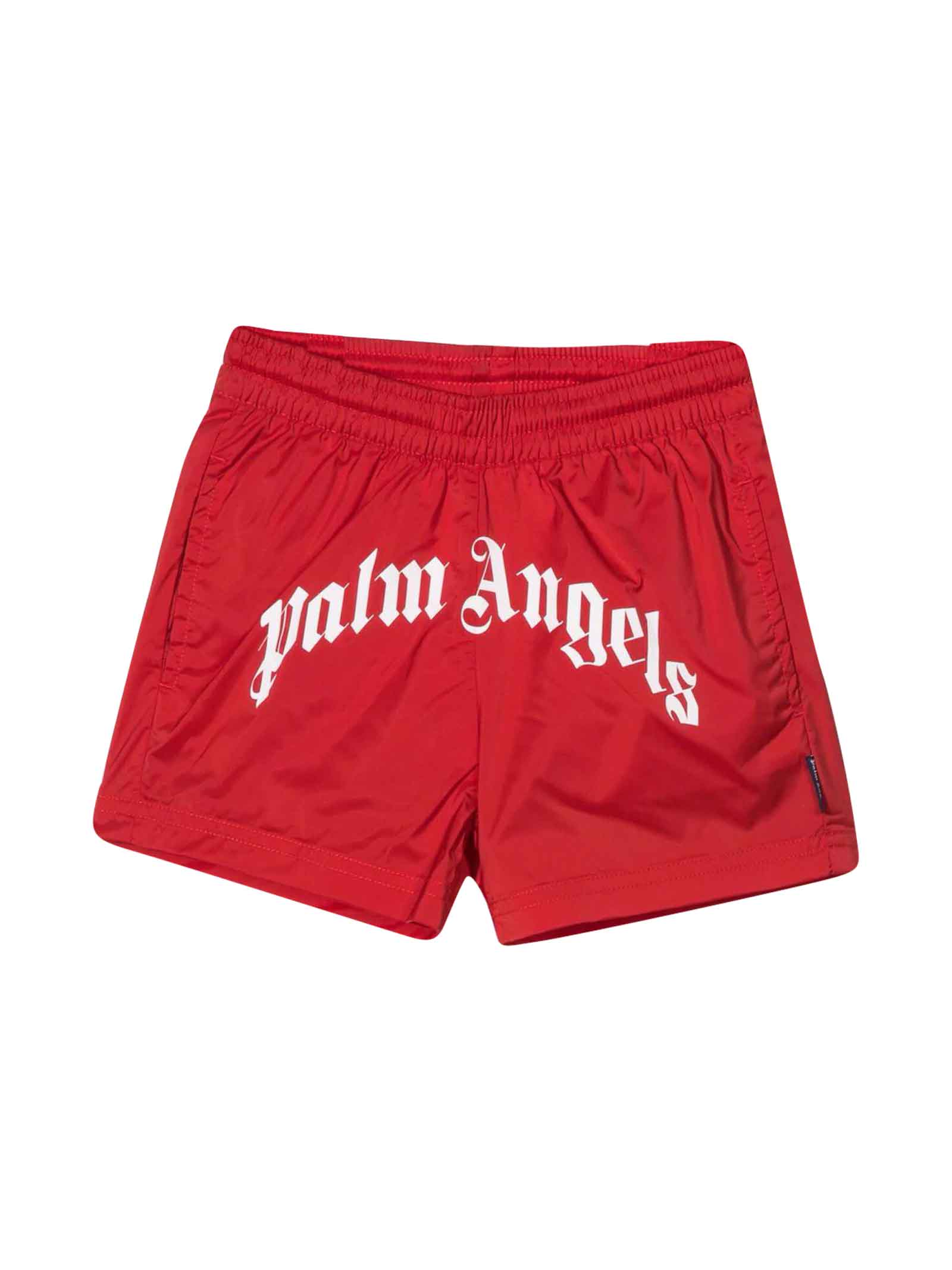 Palm Angels Red Swimsuit Boy