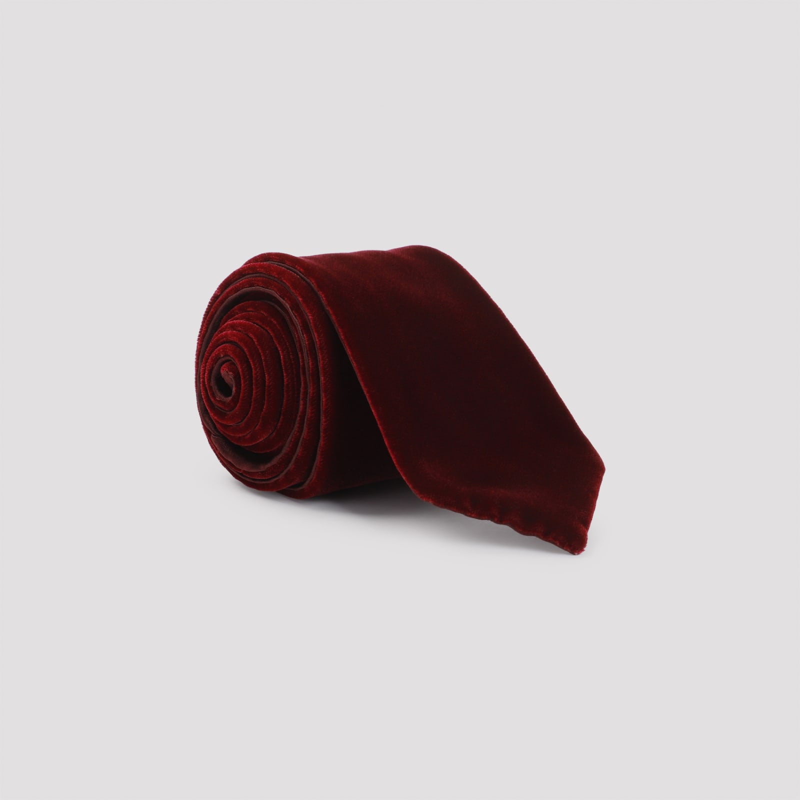 Shop Giorgio Armani Tie In Bordeaux