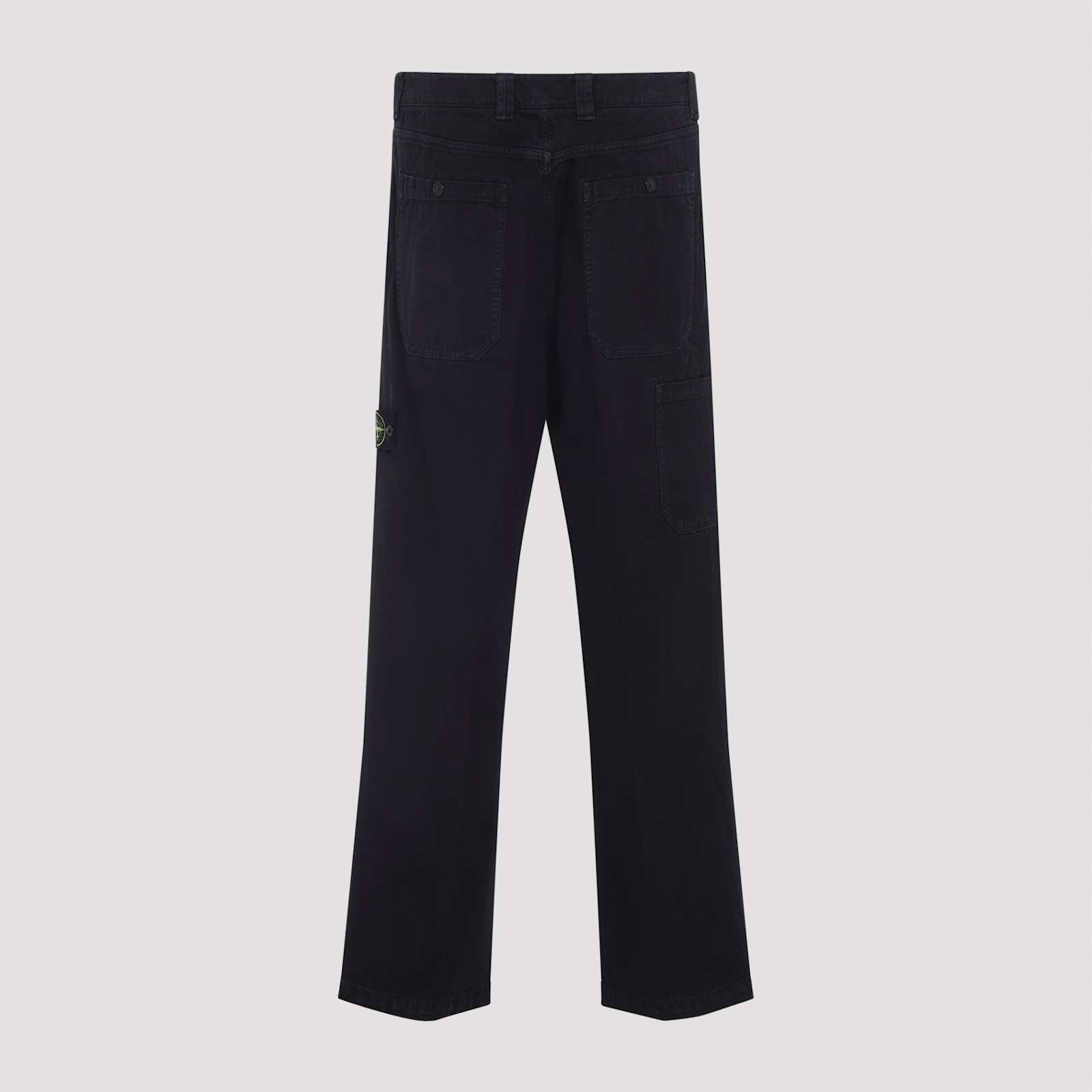 Stone Island Logo-patch Straight-leg Pants In Animal Print