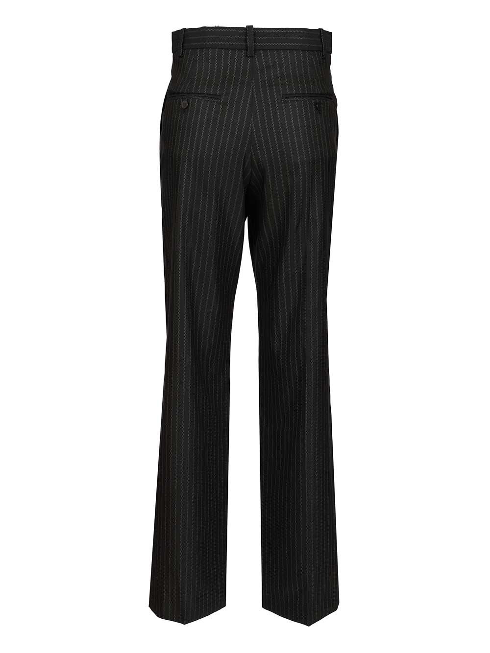 Isabel Marant Noanda Pinstriped Suit Trousers In Black