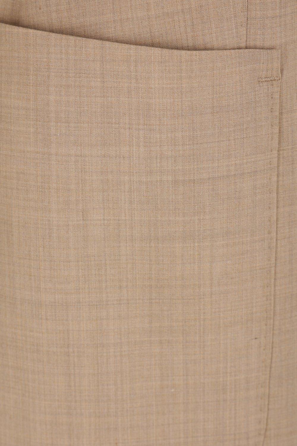 Max Mara Double-breasted Long-sleeved Jacket In Beige