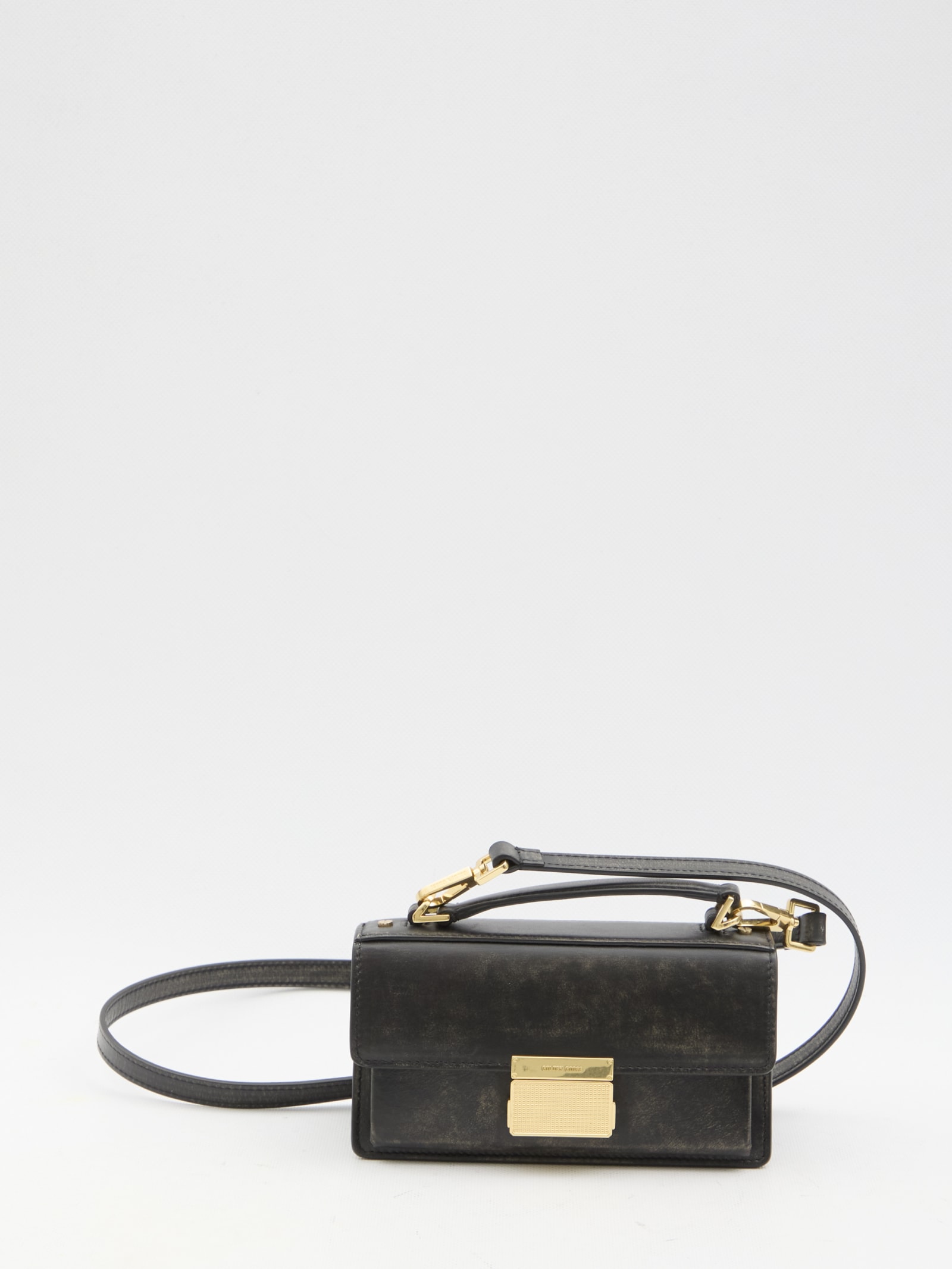 Shop Golden Goose Small Venezia Bag In Black