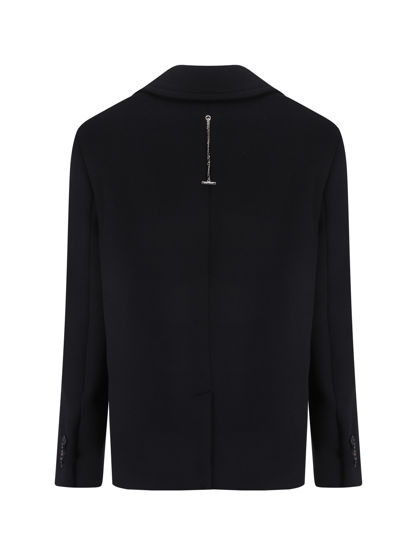 Shop Alexander Mcqueen Coat In Black