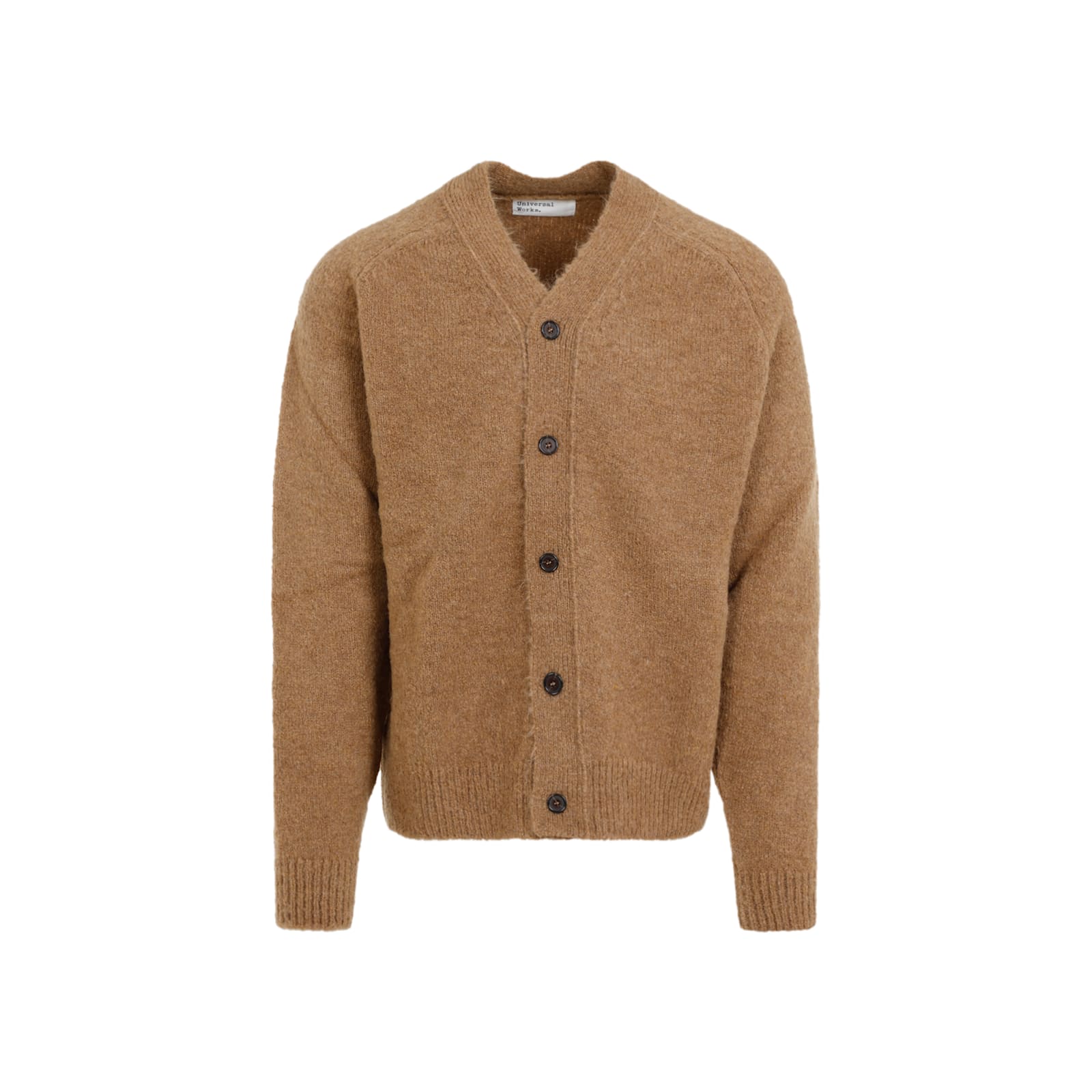 Shop Universal Works David Cardigan In Sand