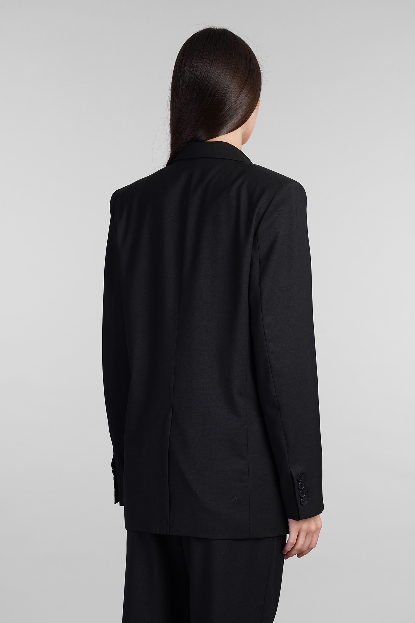 Shop Iro Allan Blazer In Black Wool