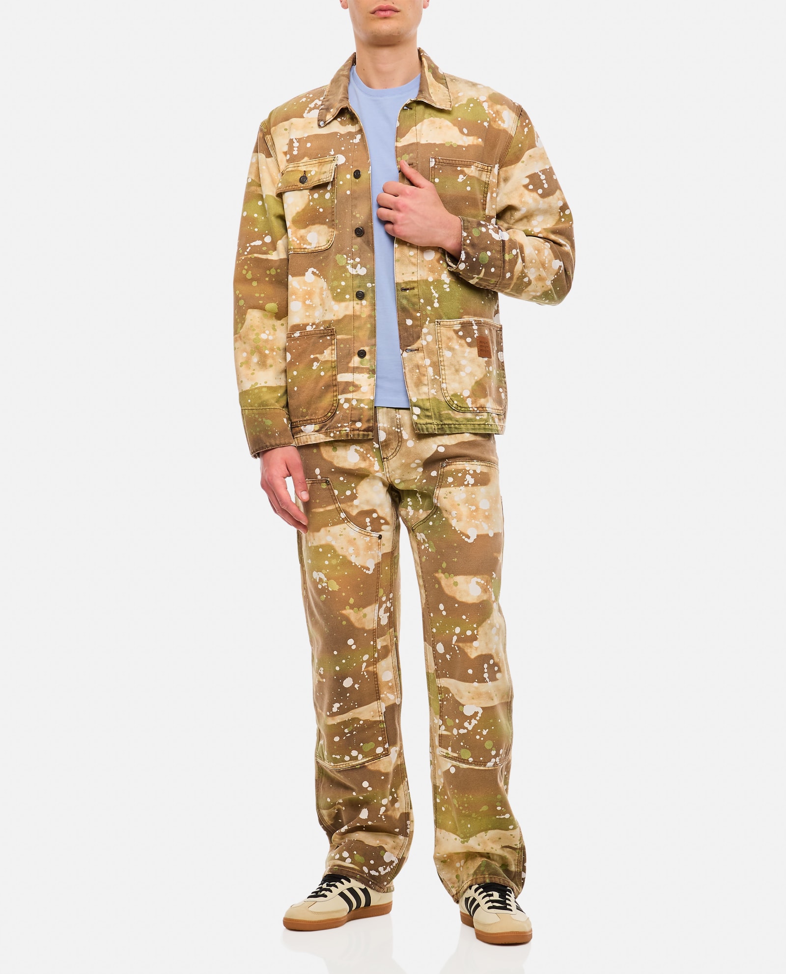 Shop Msgm Camouflage Jackets In Multicolour