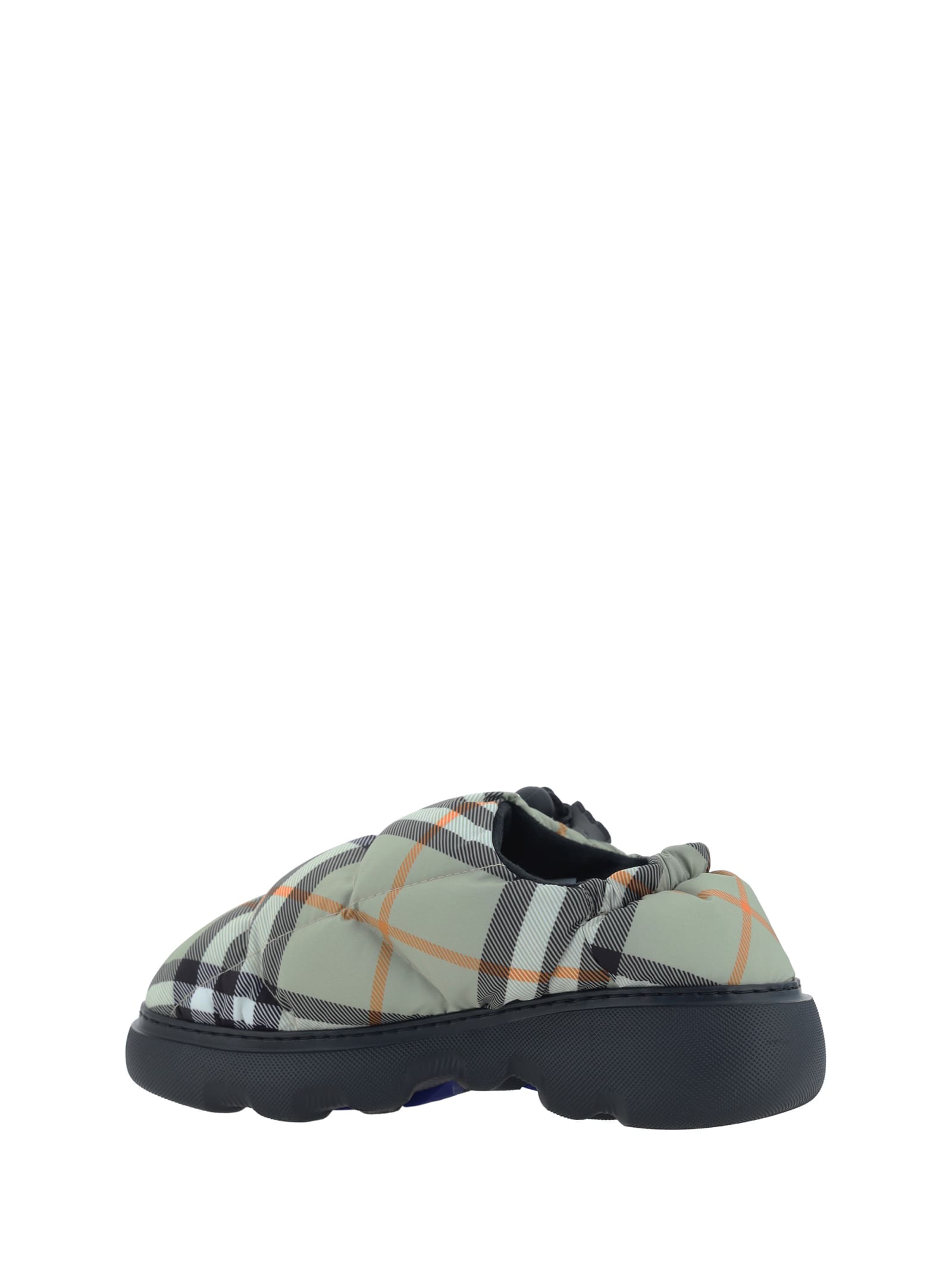 BURBERRY PILLOW LIGHT GREEN POLYAMIDE BLEND SLIPPERS
