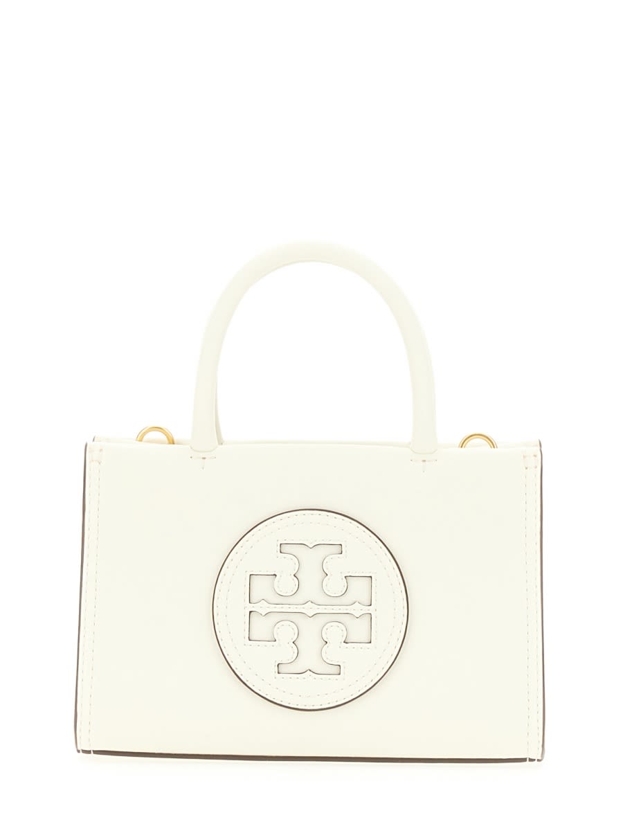 Tory Burch Ella Mini Tote Bag In White