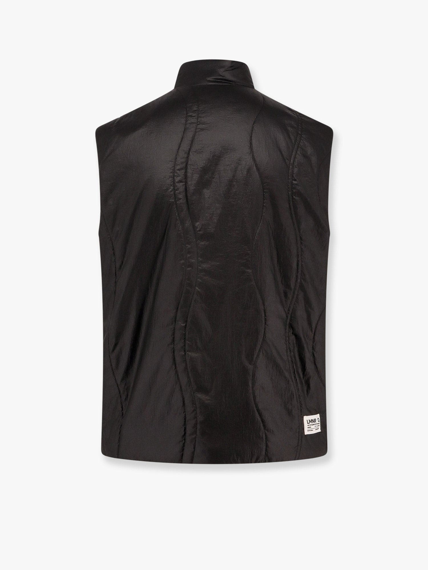 Shop Herno Laminar Laminar Padded And Quilted Sleeveless Jacket In Black