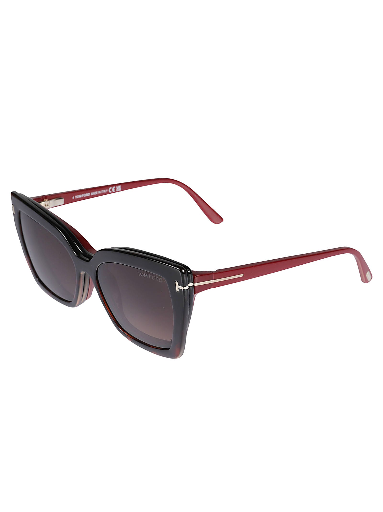 Shop Tom Ford Removable Frame Sunglasses In 075