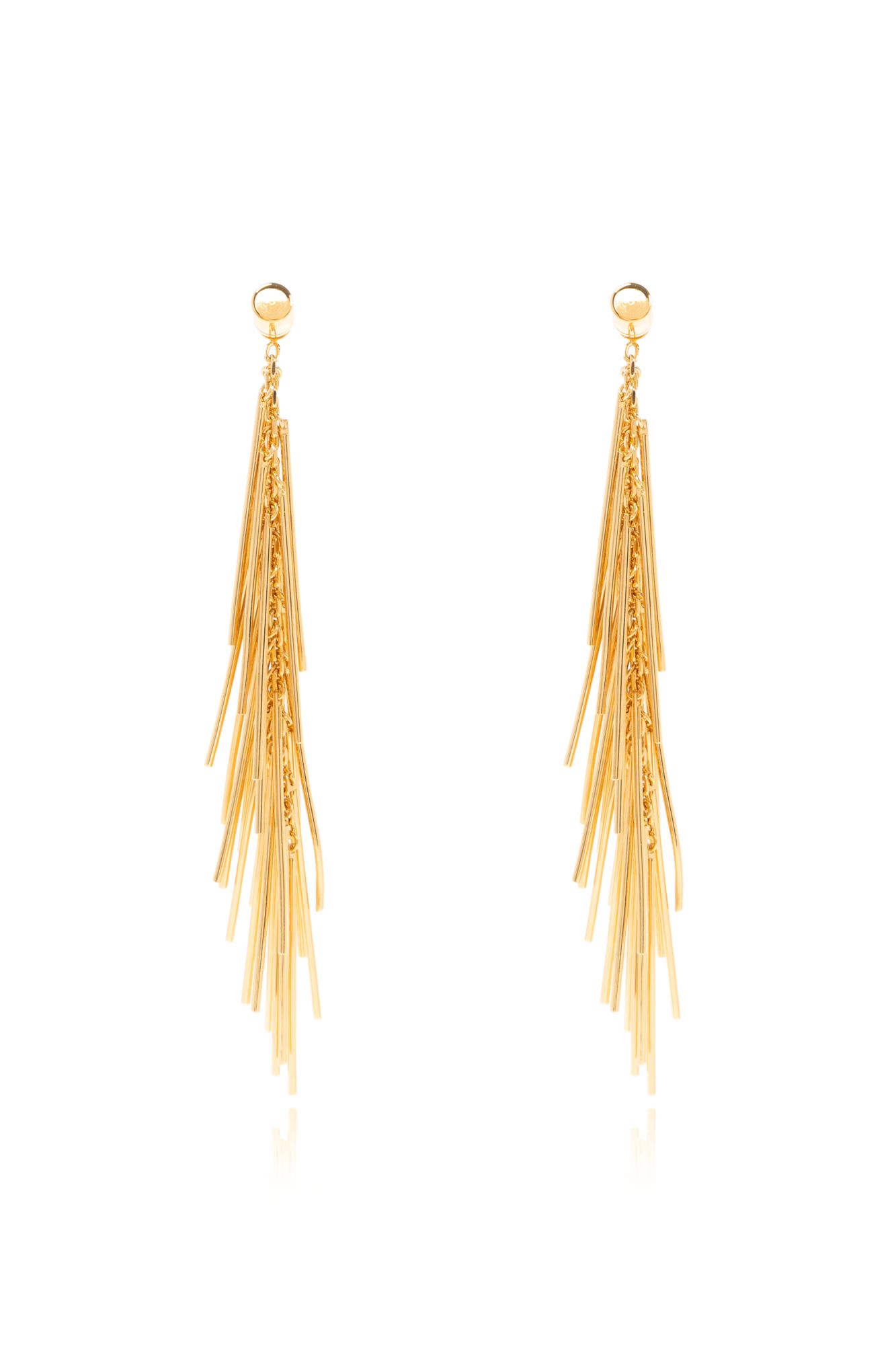 Jil Sander Earrings With Pendants In Gold