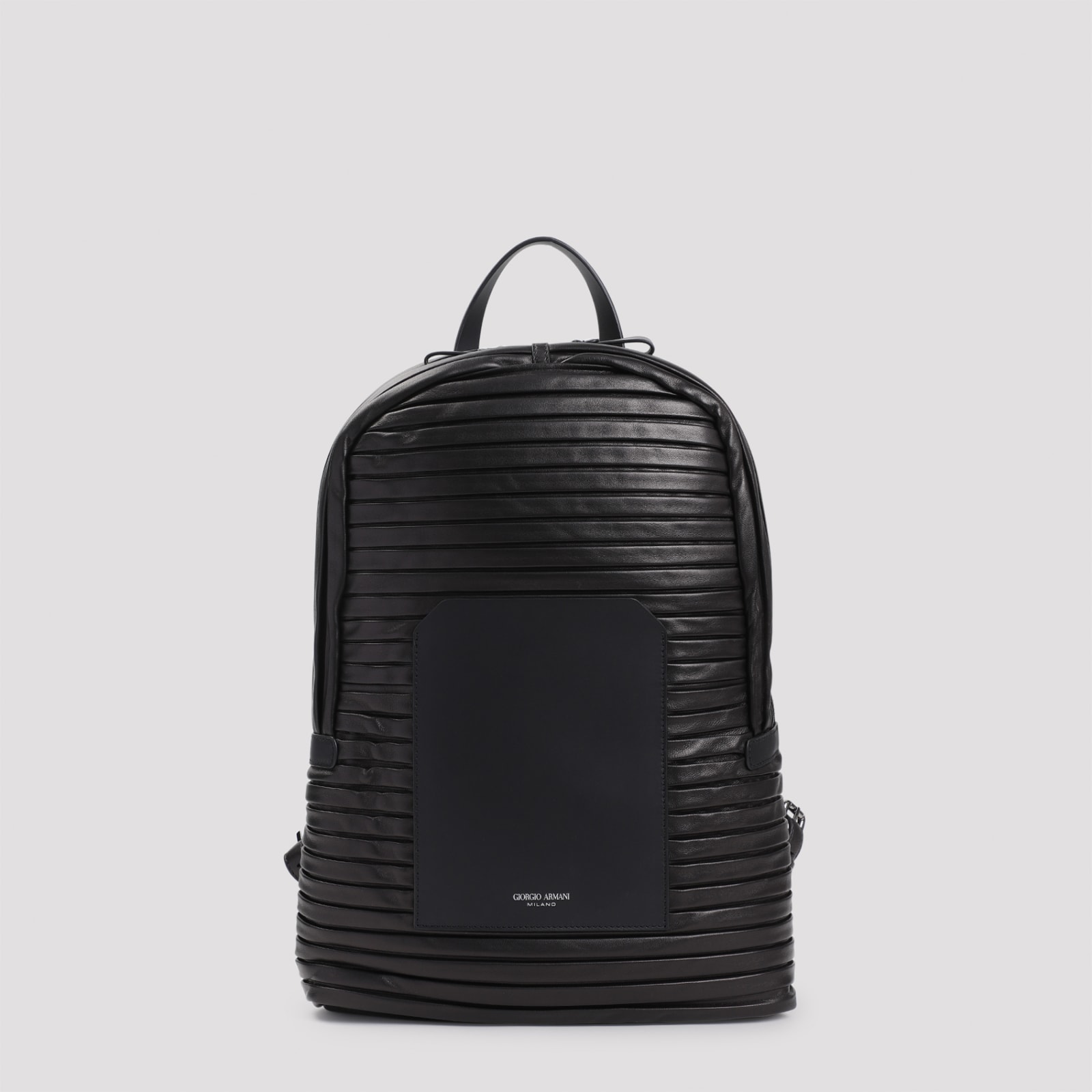 Shop Giorgio Armani Backpack In Nero