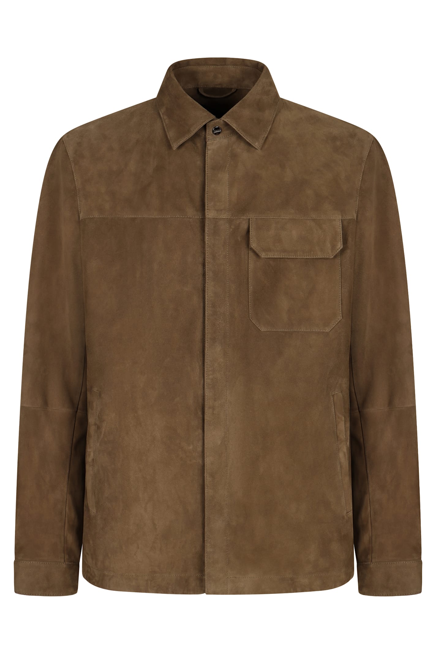 Leather Overshirt