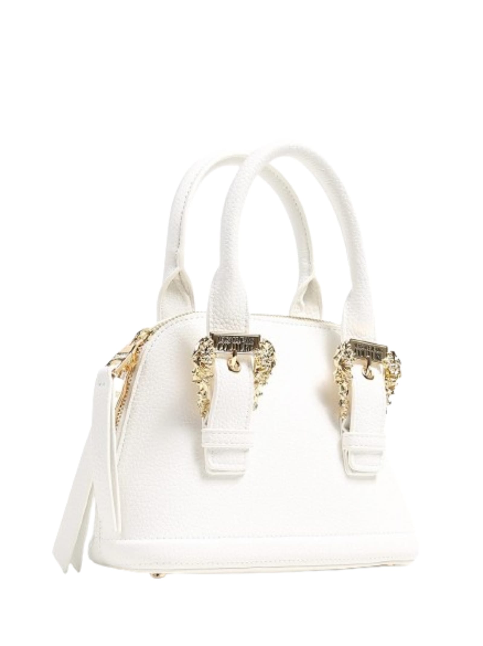 Versace Jeans Couture Baroque Hand Bag In White