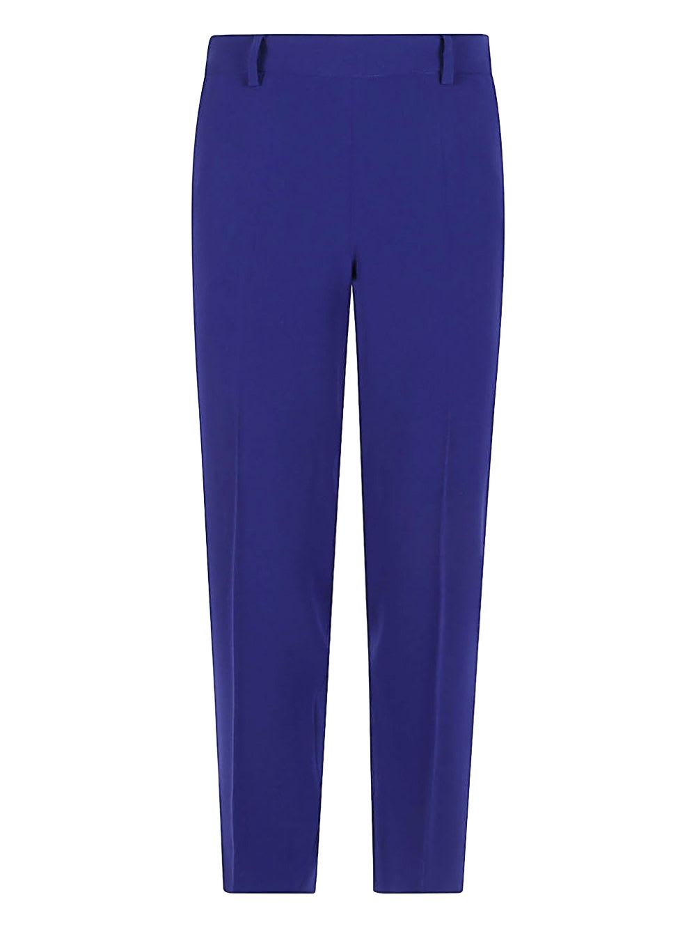 Alberto Biani Trousers Featuring Elastic Waistband And Back Pockets In Blue