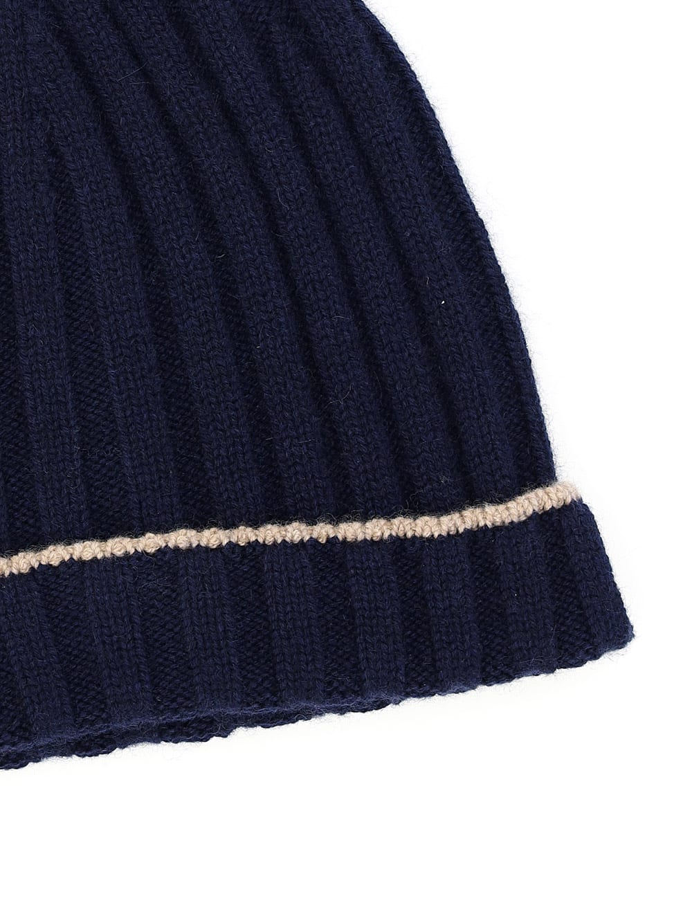 Shop Brunello Cucinelli Beanie Hat In Navy