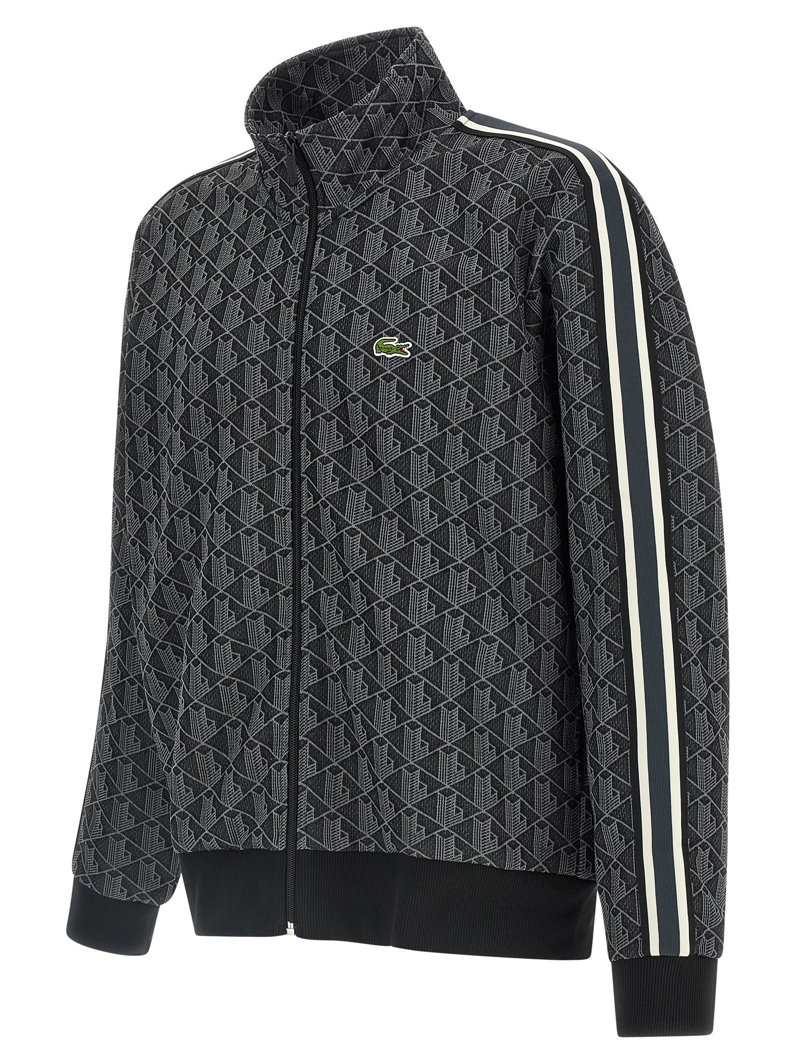 Lacoste Paris Sweatshirt In Gray