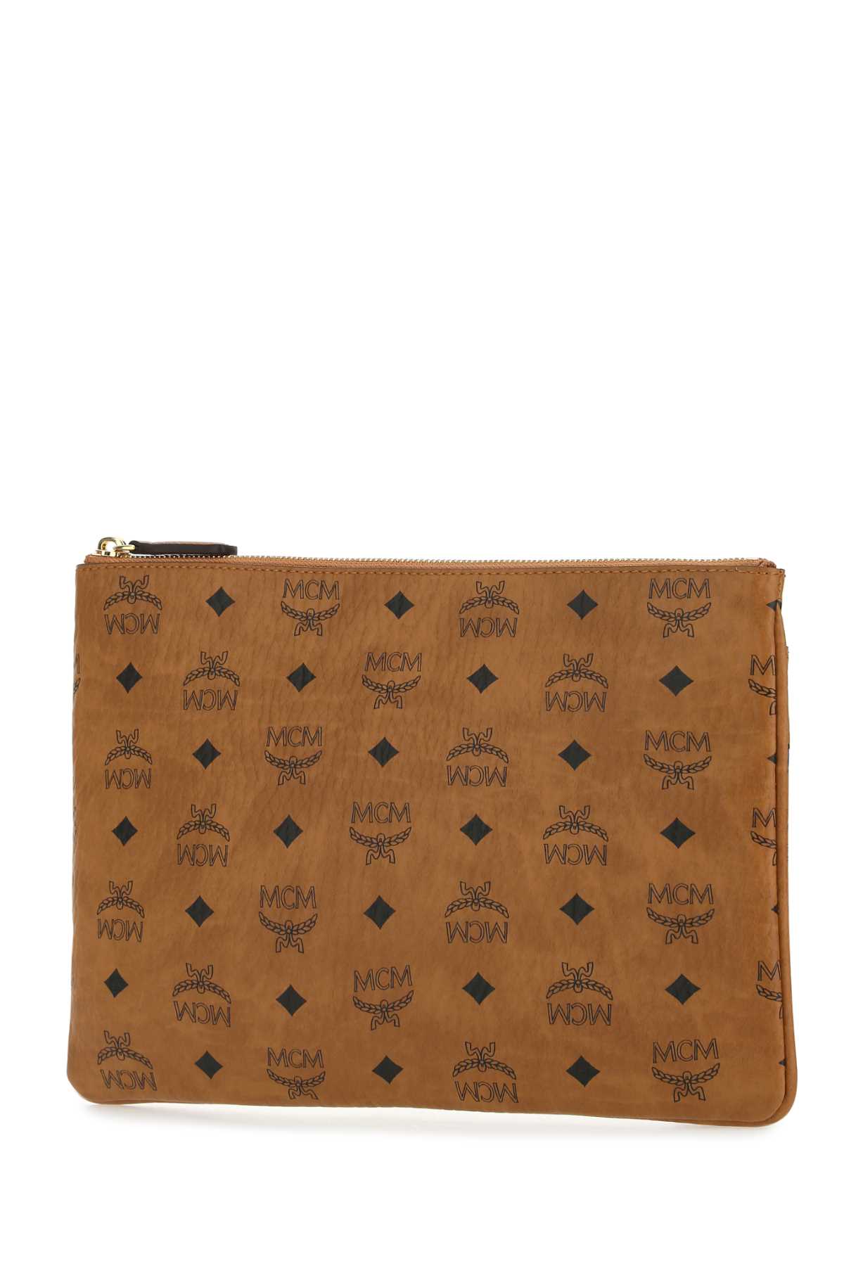 Mcm Printed Canvas Pouch In Co
