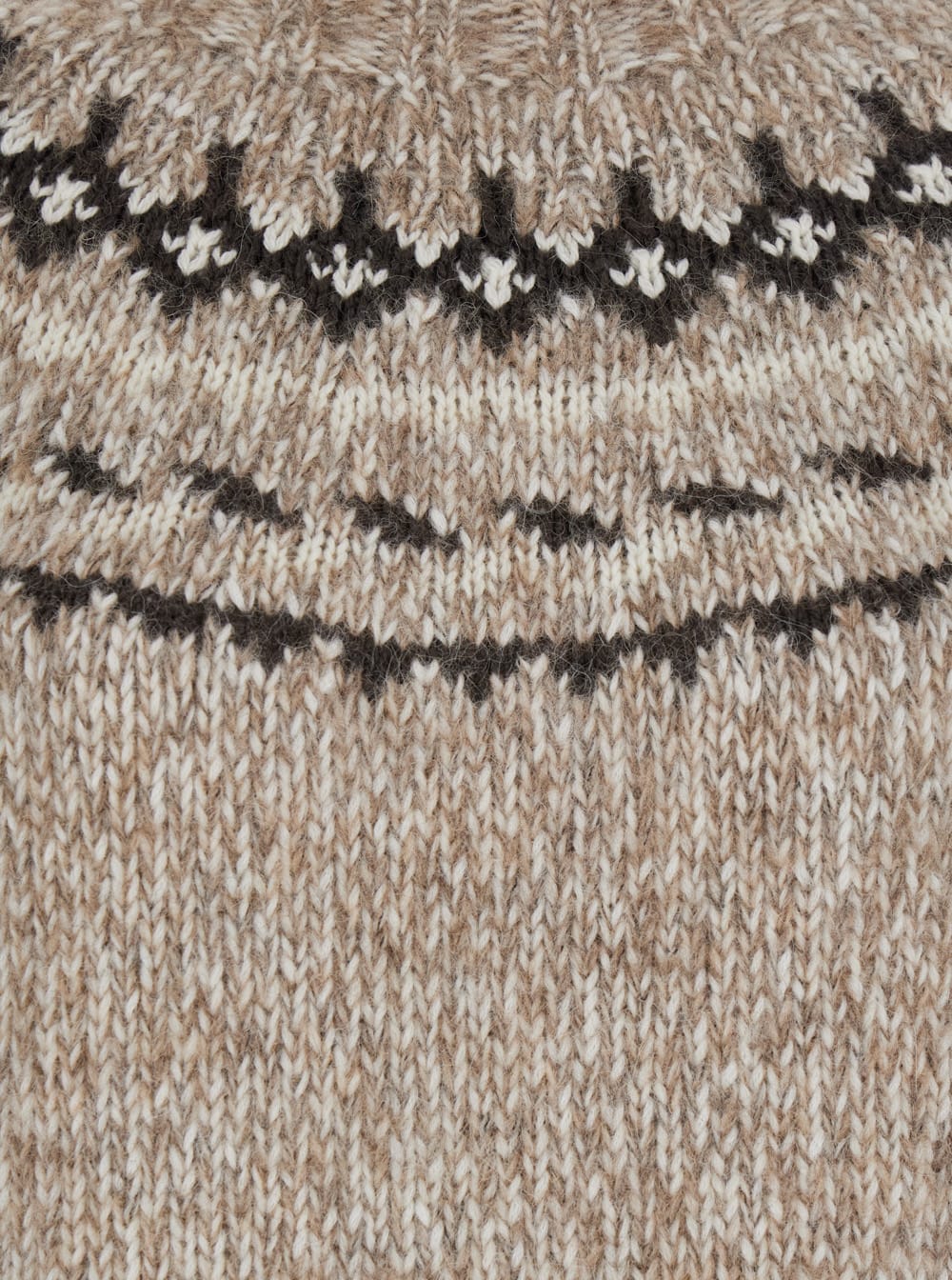 P.a.r.o.s.h Beige Crewneck Sweater In Wool Blend Woman In Gold