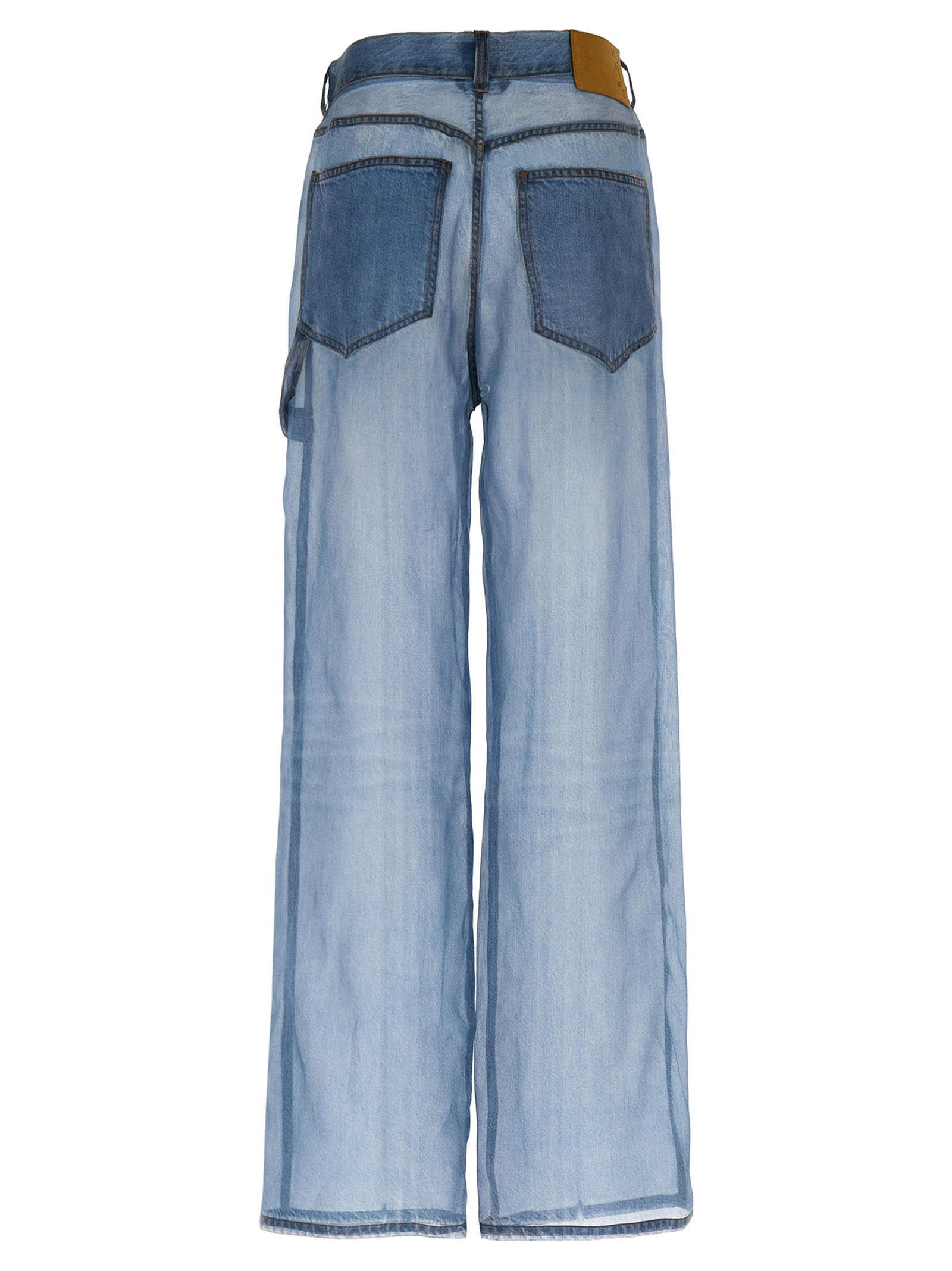Haikure Winona Pants In Blue Denim Print