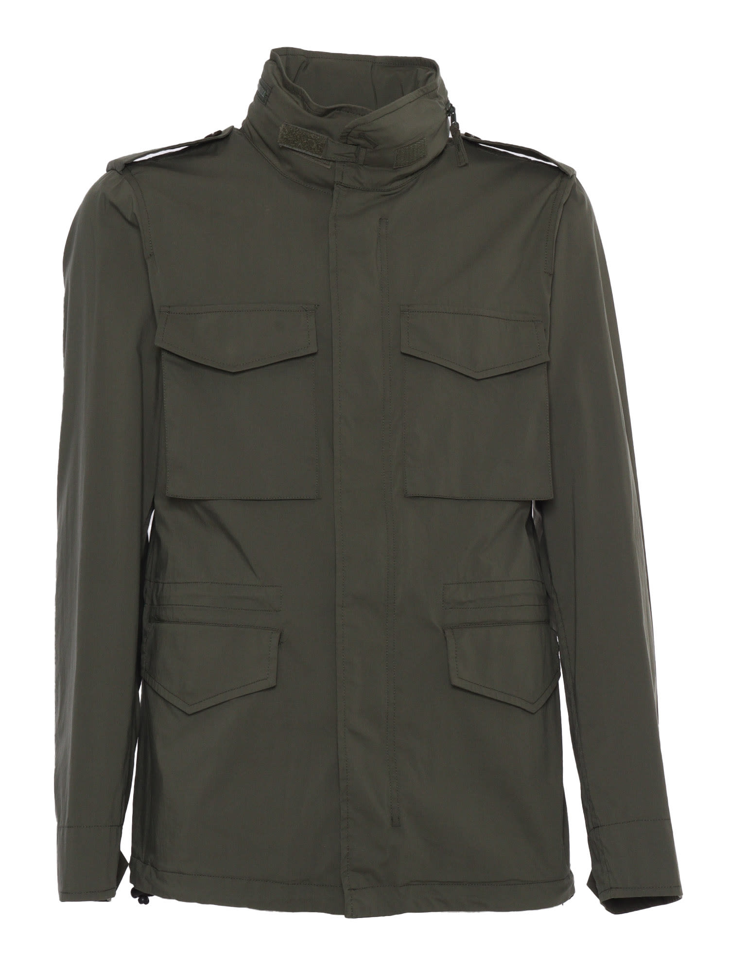 Aspesi Military Green Jacket With Pockets